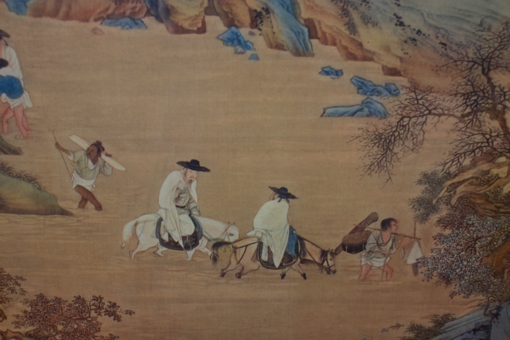 Print After "The Emperor Guang Wu Fording a River" by Qiu Ying