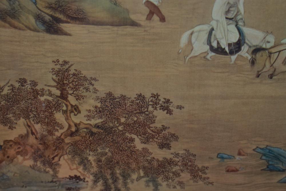 Print After "The Emperor Guang Wu Fording a River" by Qiu Ying
