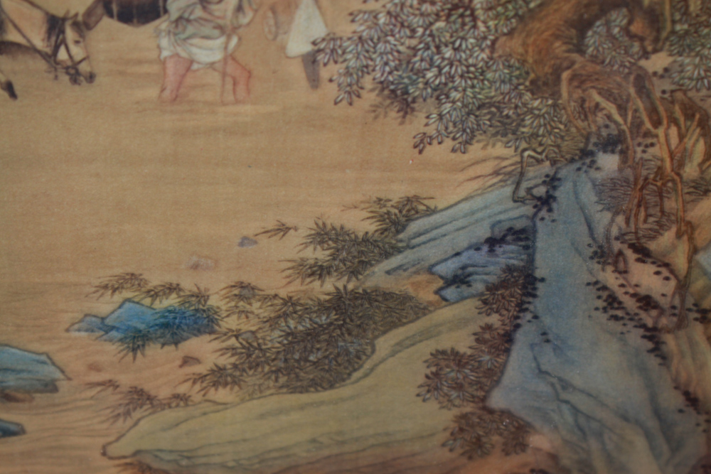Print After "The Emperor Guang Wu Fording a River" by Qiu Ying