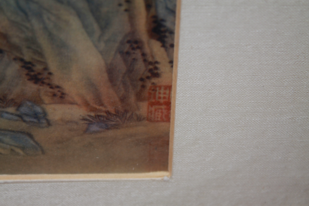 Print After "The Emperor Guang Wu Fording a River" by Qiu Ying