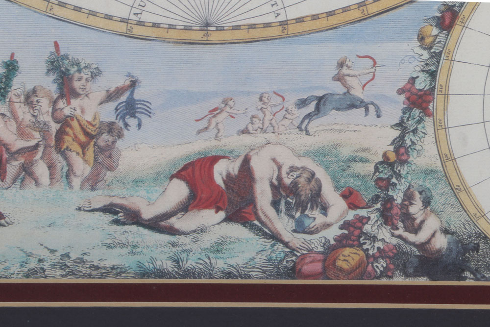 Framed Decorative World Map