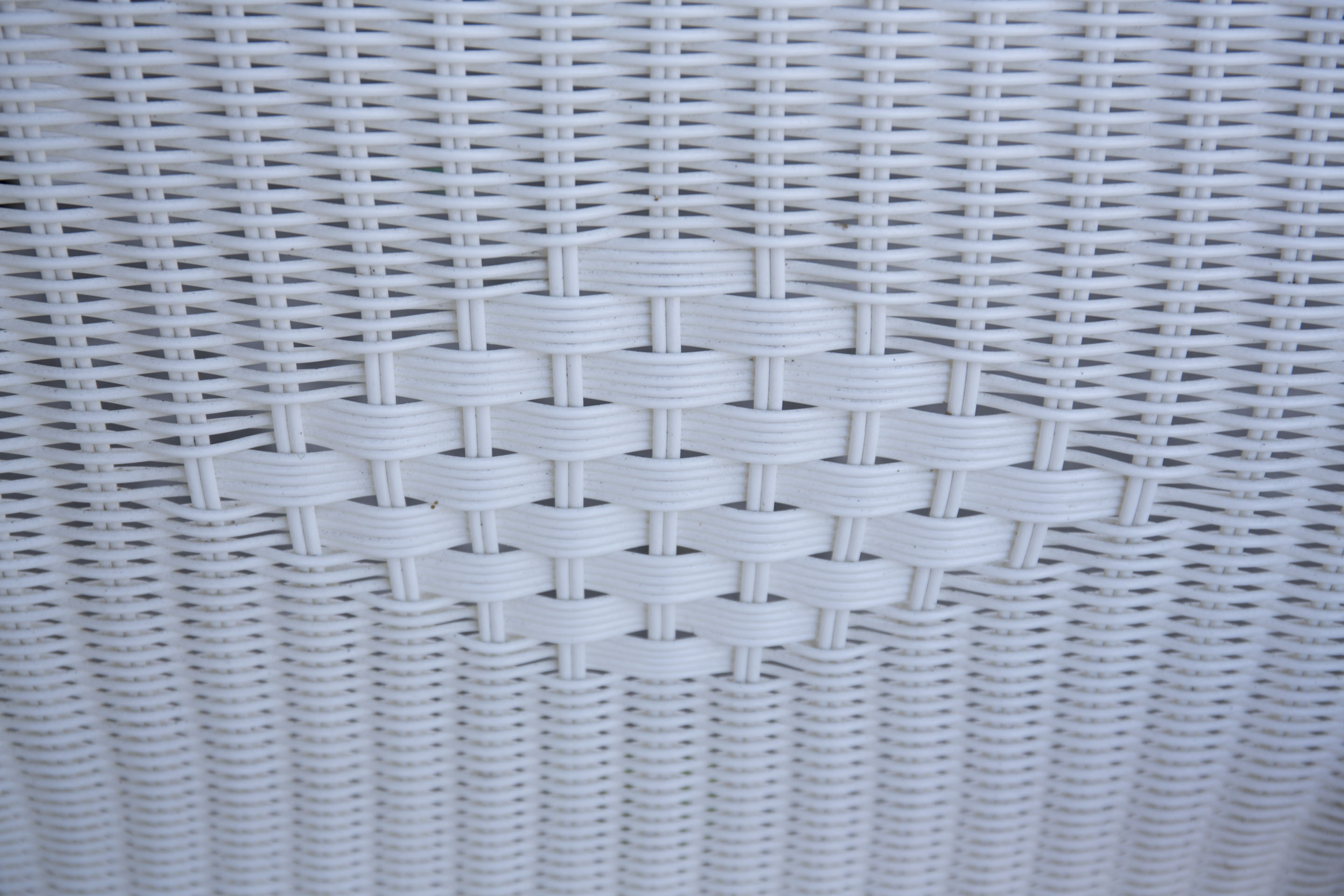 White Wicker Patio Set