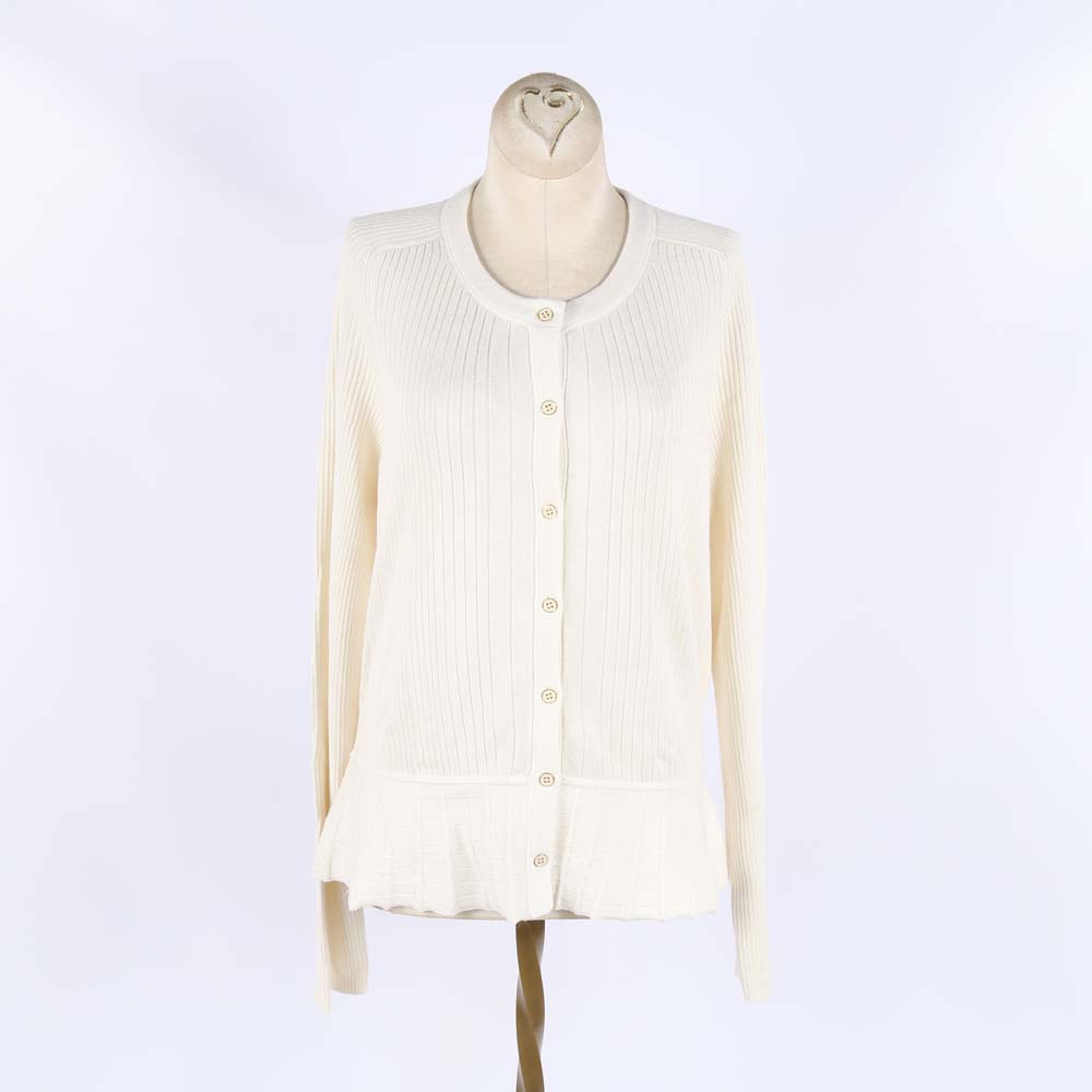 Tory Burch Peplum Cardigan