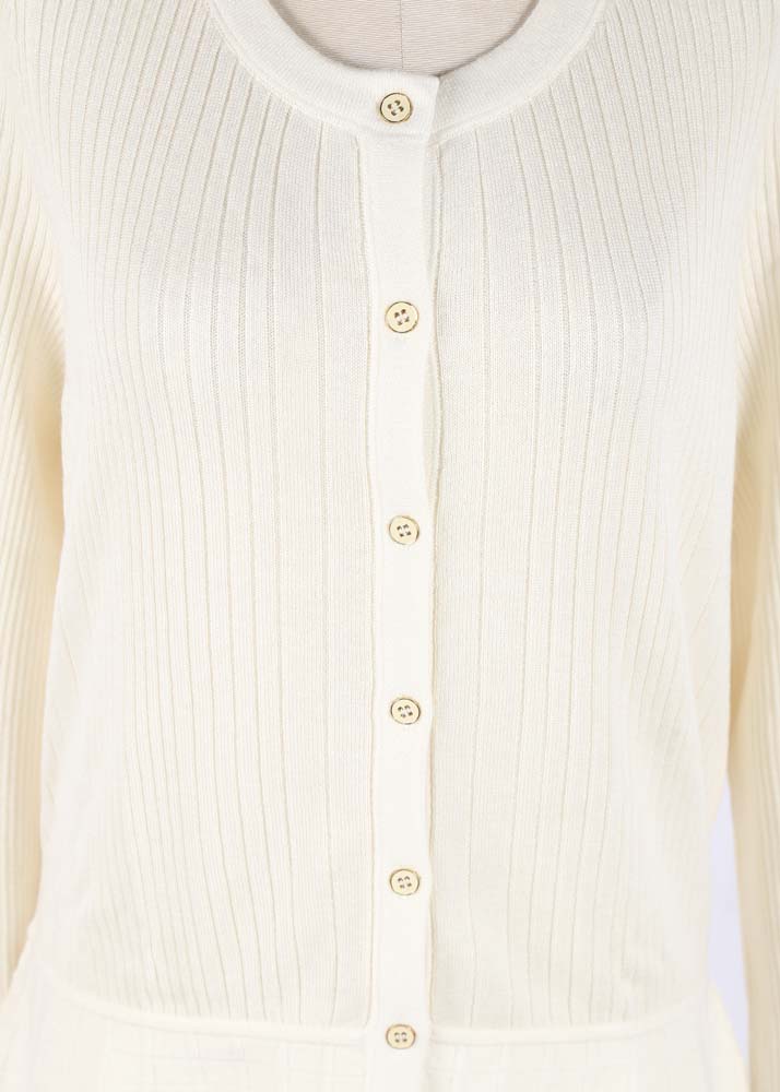 Tory Burch Peplum Cardigan