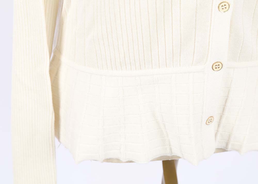 Tory Burch Peplum Cardigan