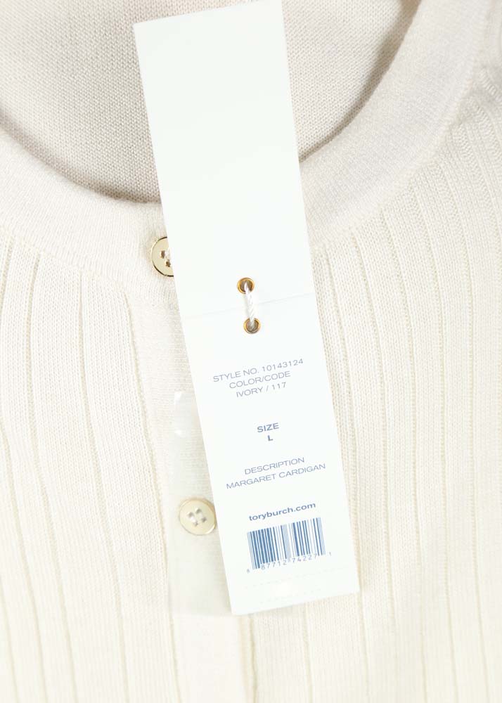 Tory Burch Peplum Cardigan