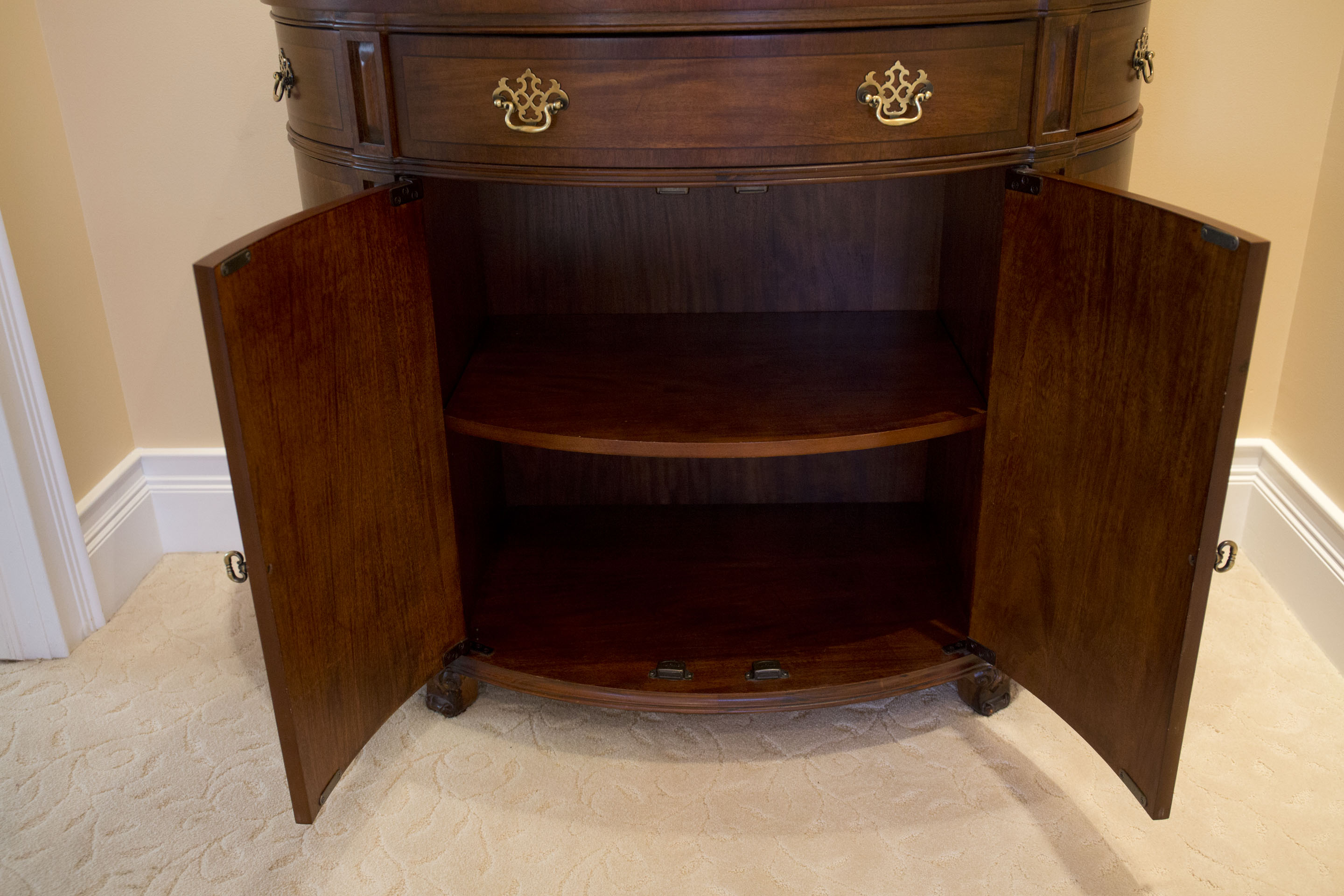 Shenandoah Valley Furniture Rounded Buffet Table