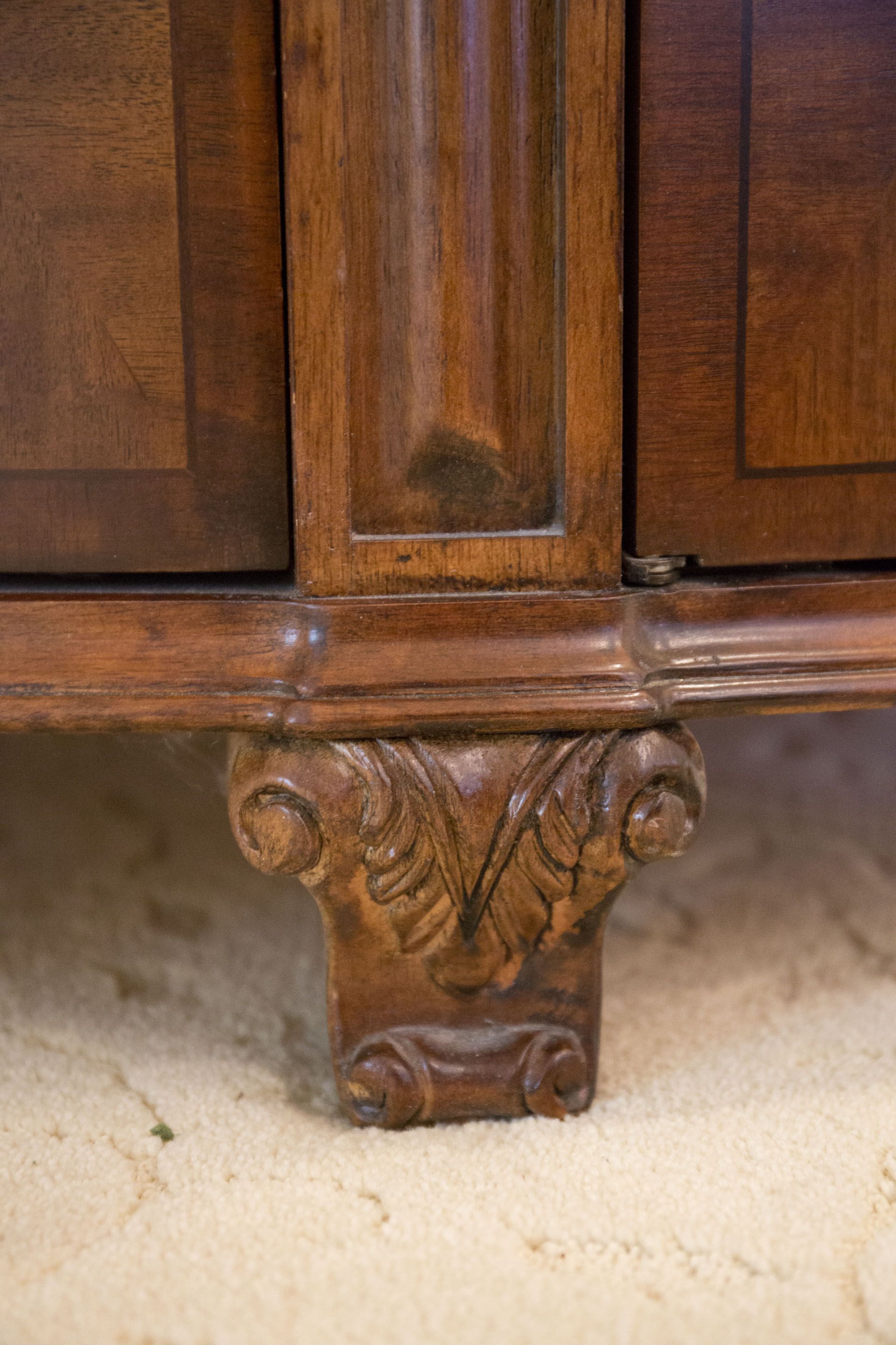 Shenandoah Valley Furniture Rounded Buffet Table