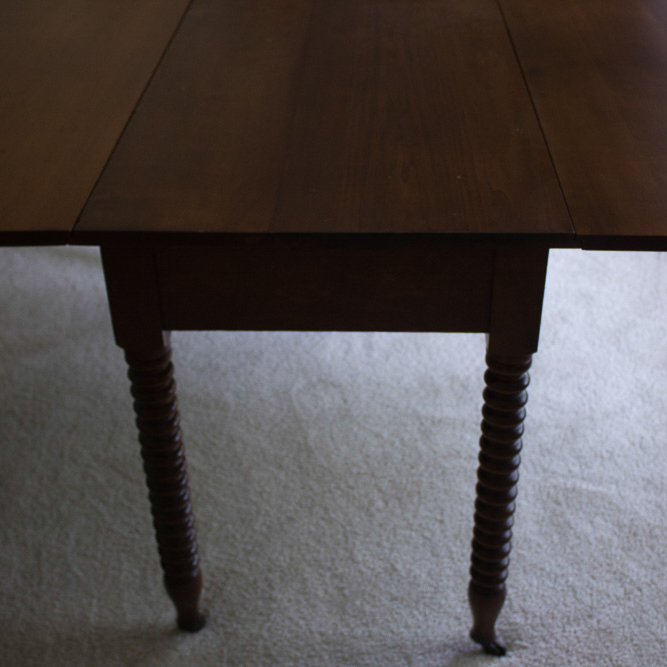 Vintage Walnut Drop Leaf Table