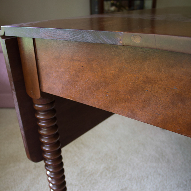 Vintage Walnut Drop Leaf Table