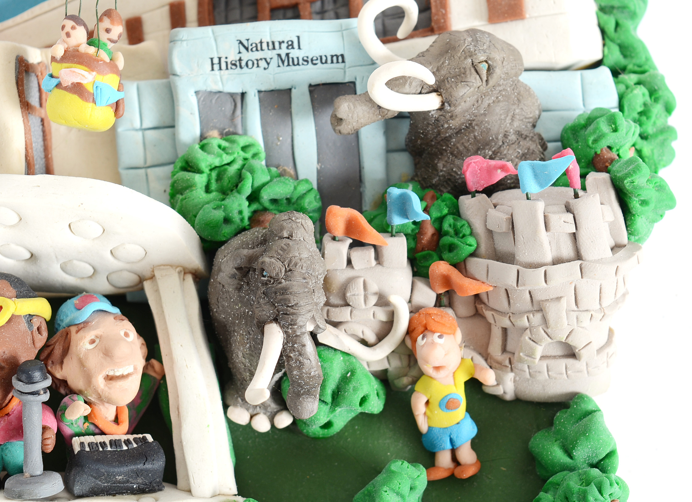 1987 "A Day in Eden" Cincinnati Promotional Poster and Clay Model Sculpture