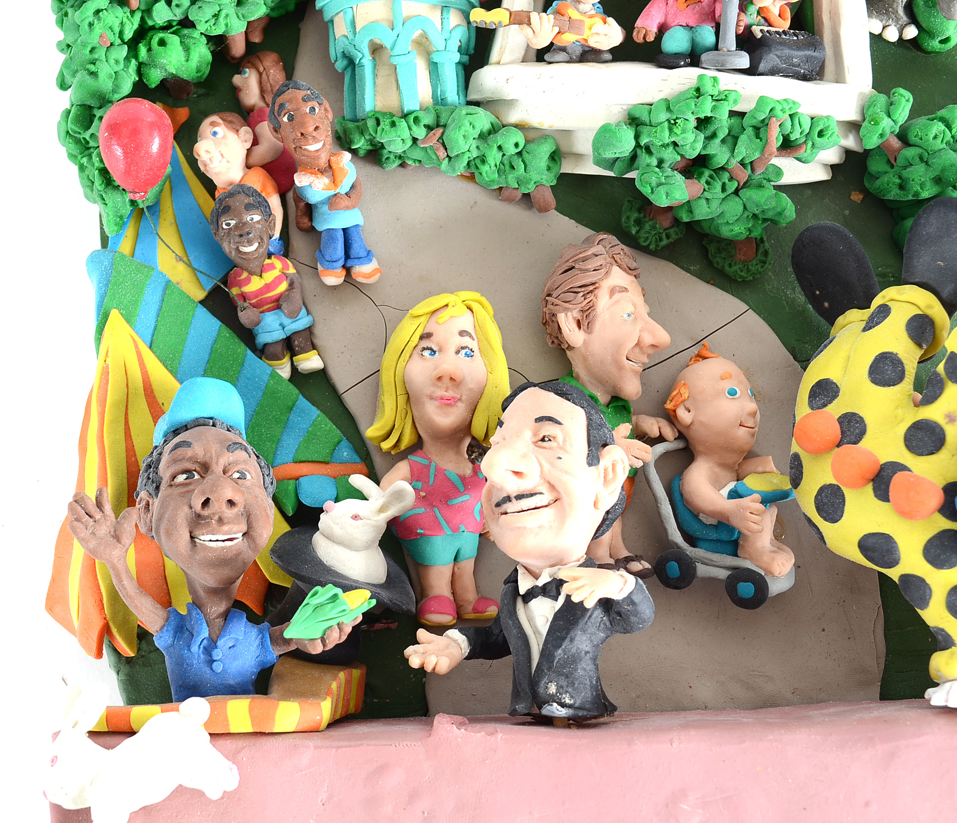 1987 "A Day in Eden" Cincinnati Promotional Poster and Clay Model Sculpture