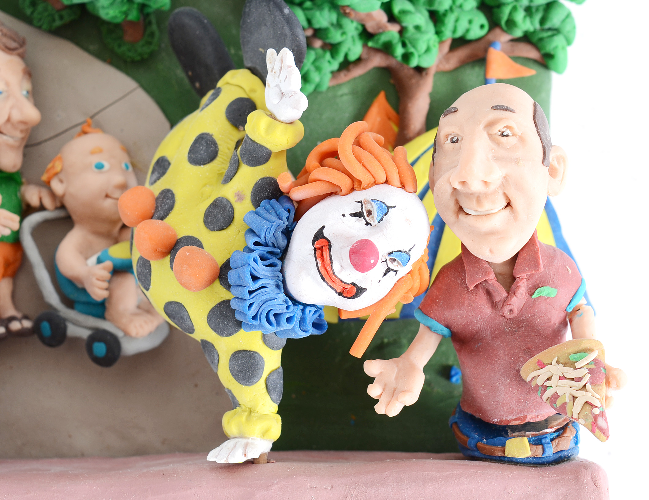 1987 "A Day in Eden" Cincinnati Promotional Poster and Clay Model Sculpture