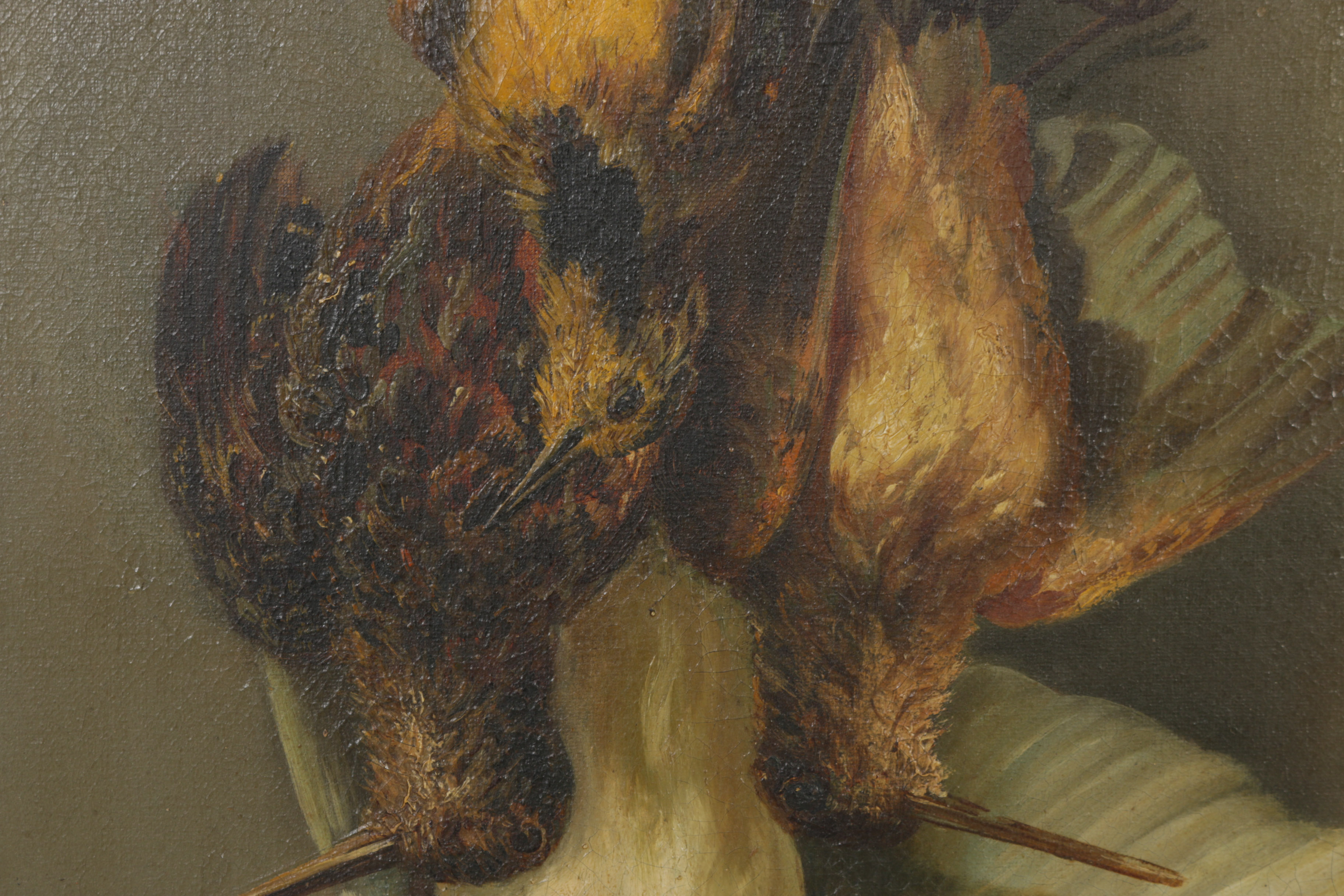 William Schinzel Oil Painting on Board Animal Still Life