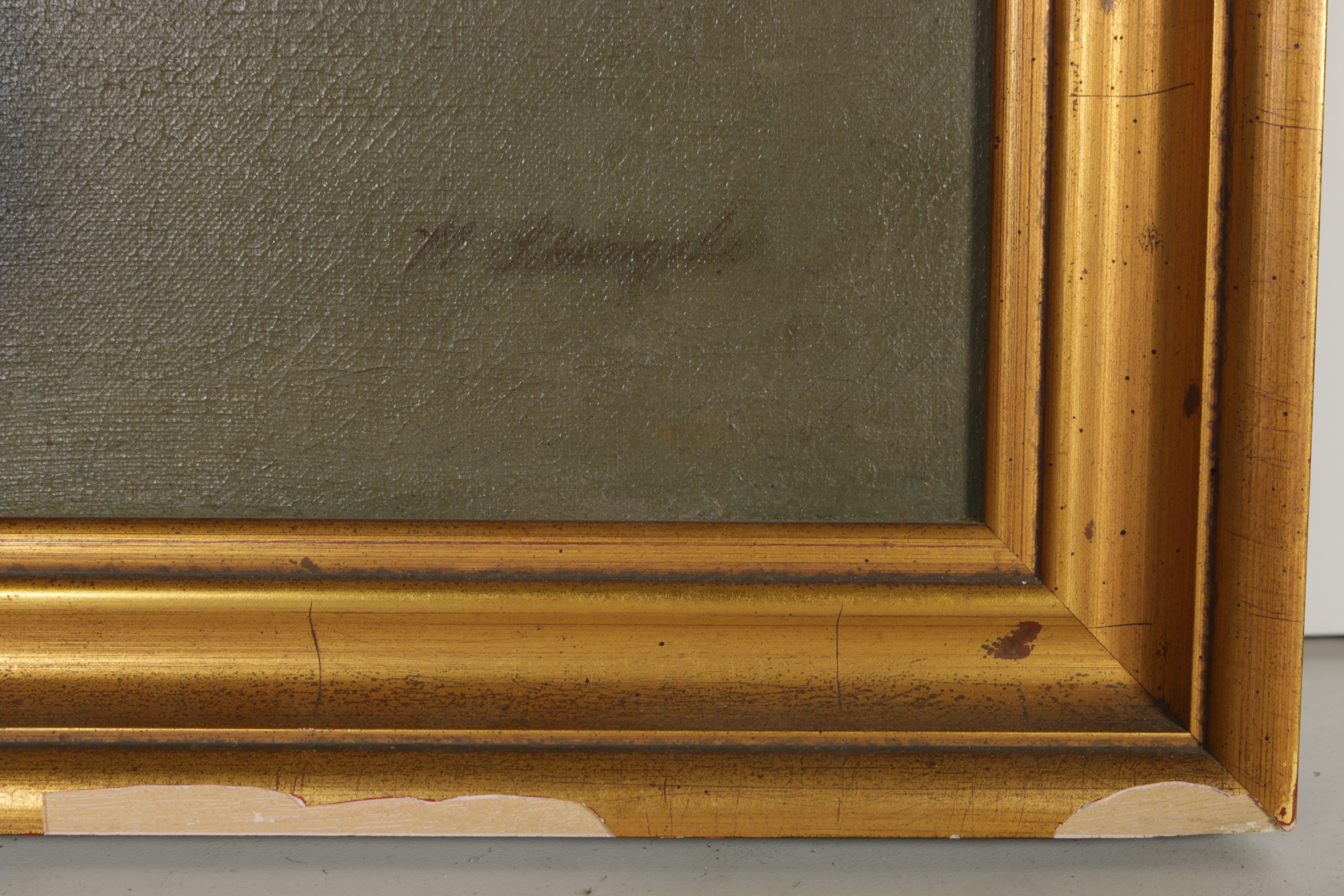 William Schinzel Oil Painting on Board Animal Still Life