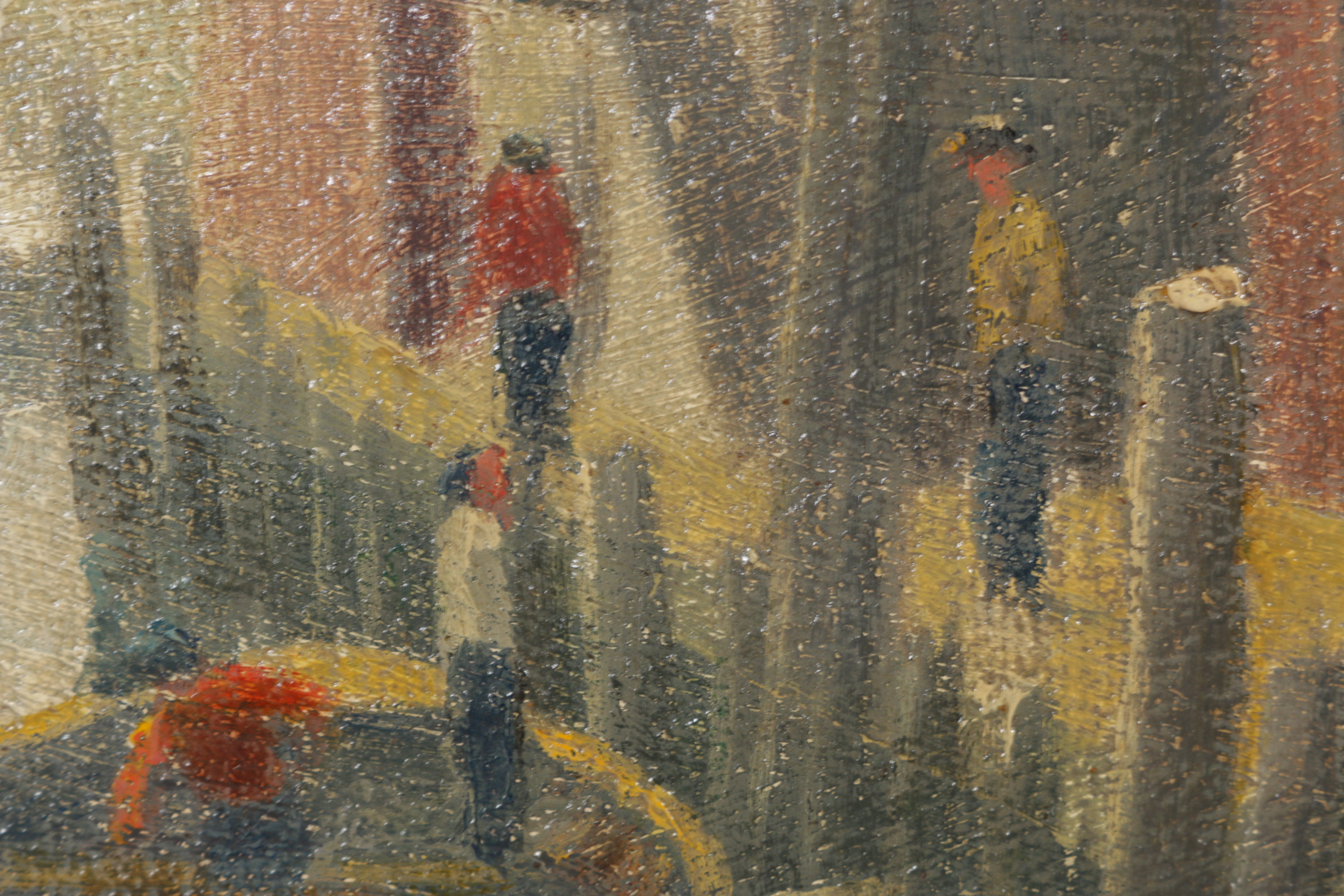 Edgar Leslie Bloomster Original Oil Painting of Maritime Scene