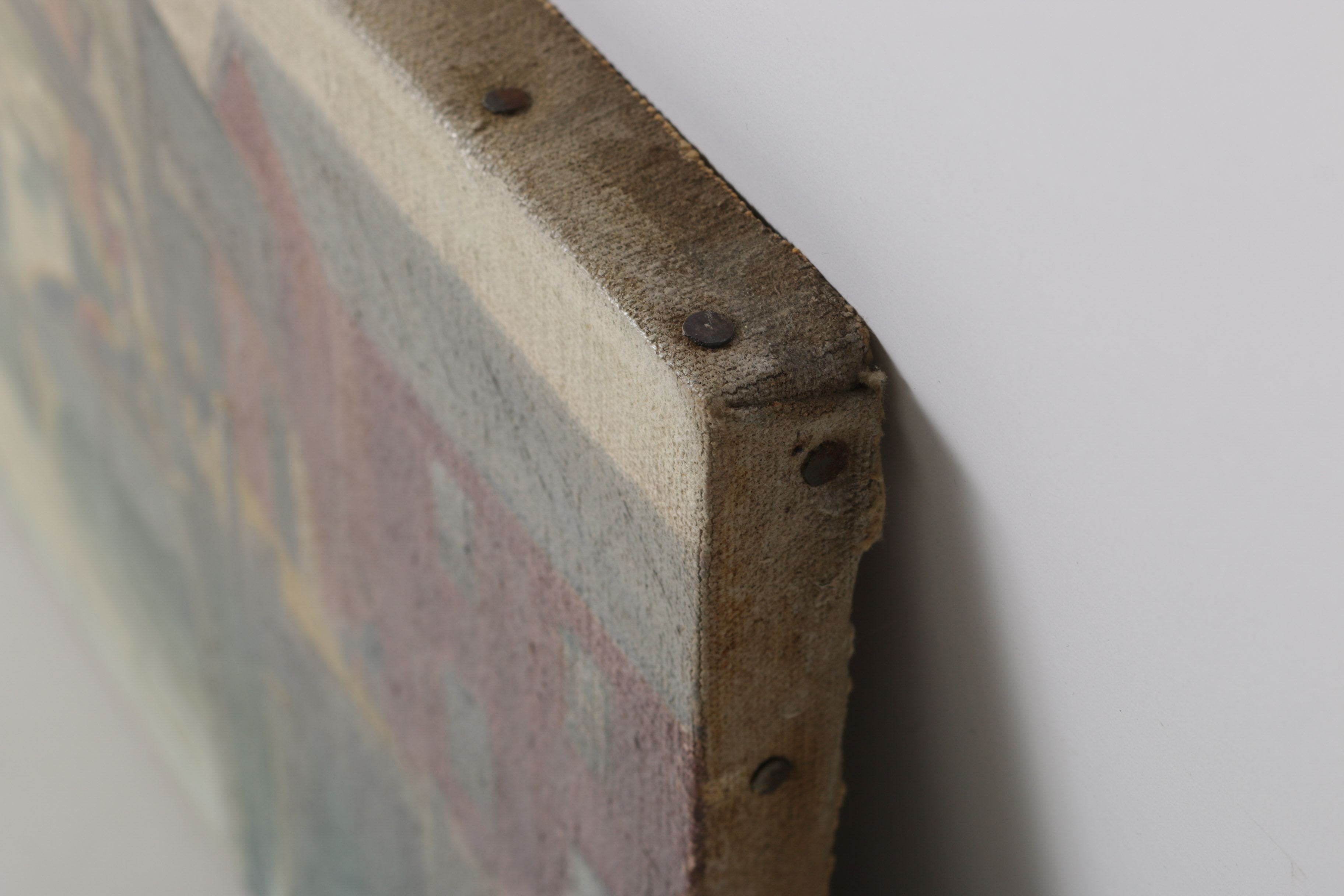 Edgar Leslie Bloomster Original Oil Painting of Maritime Scene