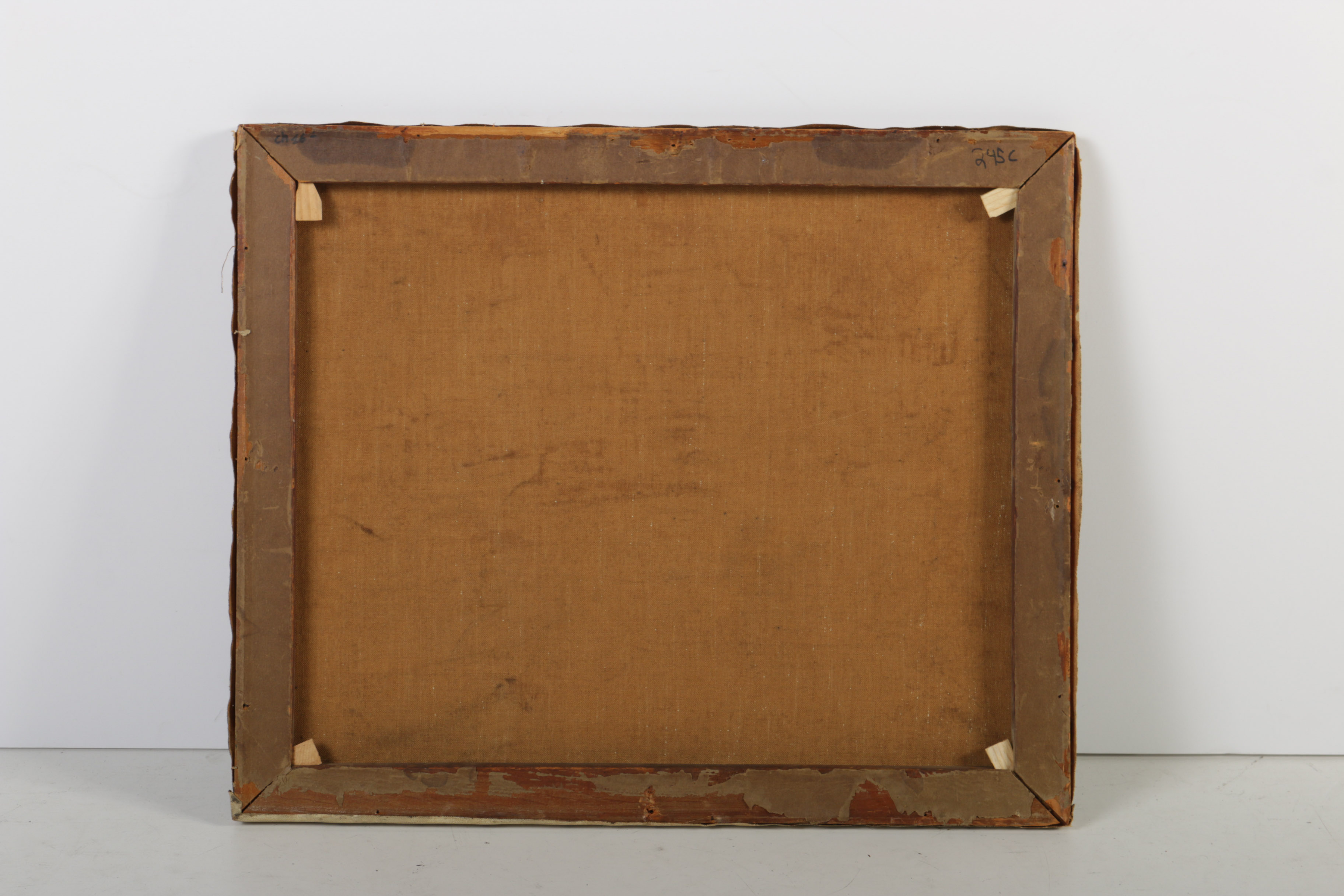 Earl Bailly Original Oil on Canvas Waterfront Scene