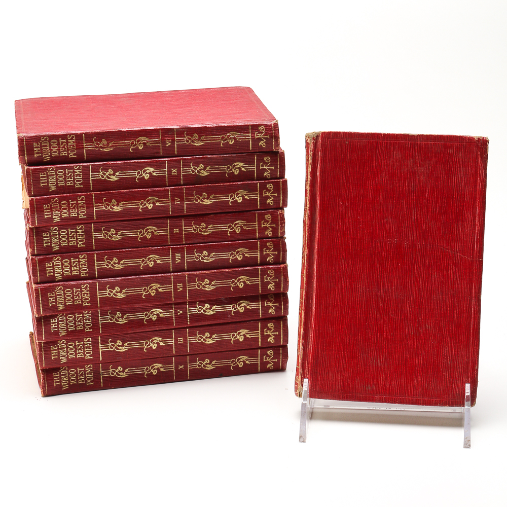 The World's 1000 Best Poems Volumes 1-10