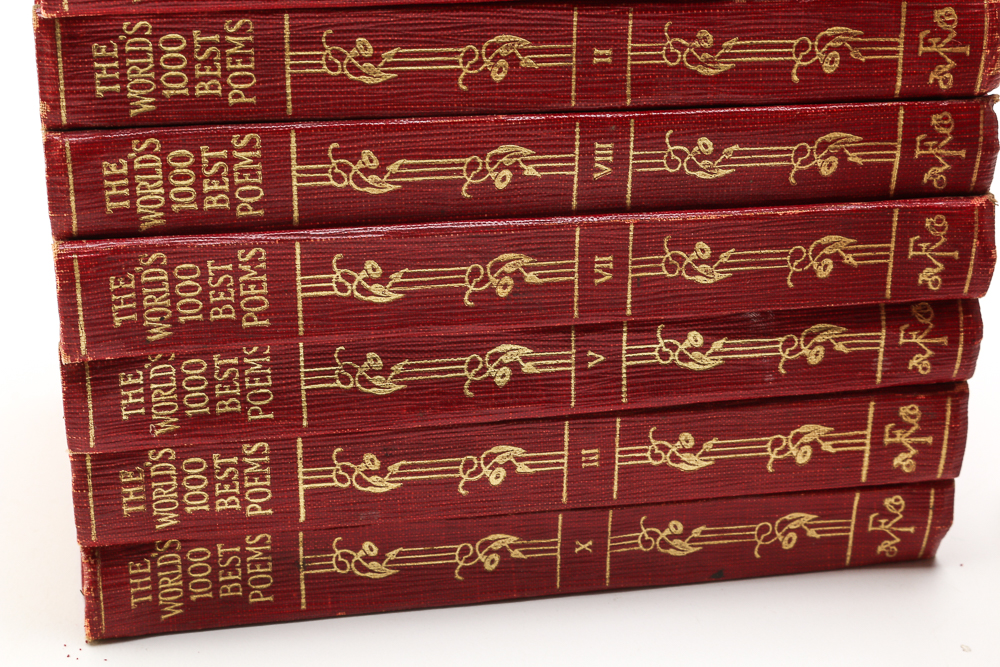 The World's 1000 Best Poems Volumes 1-10