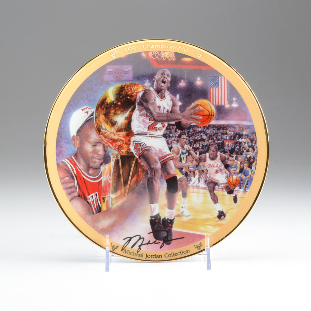 Michael Jordan Commemorative Plate