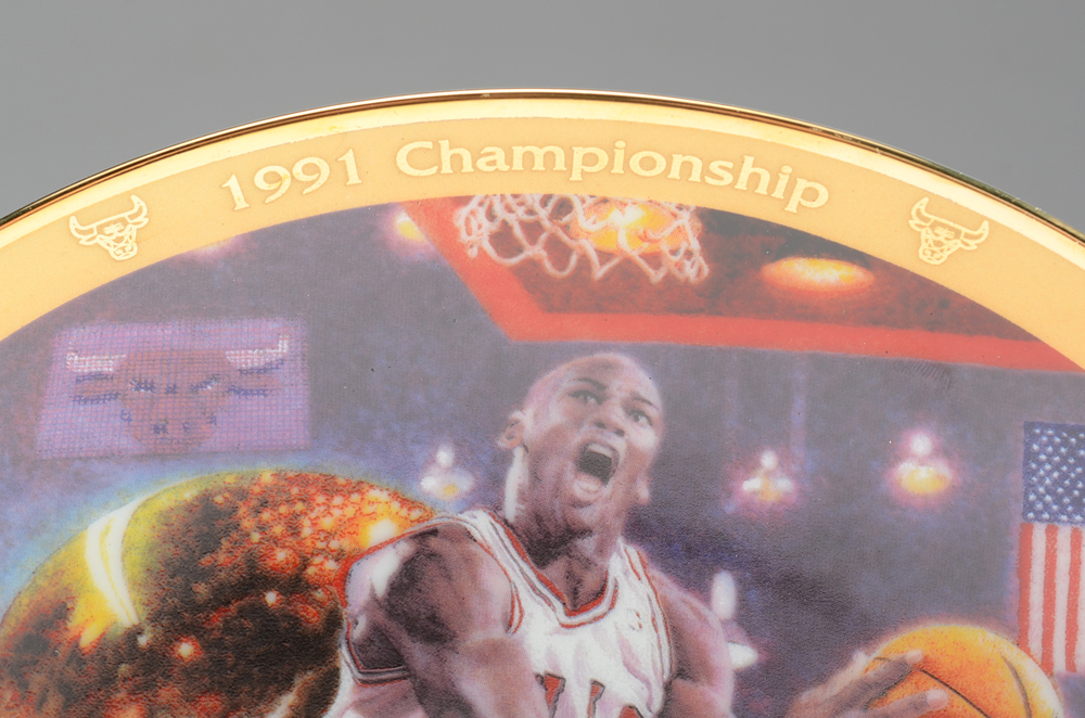 Michael Jordan Commemorative Plate