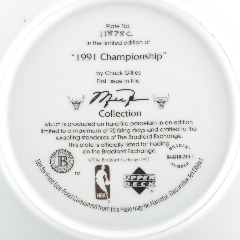 Michael Jordan Commemorative Plate