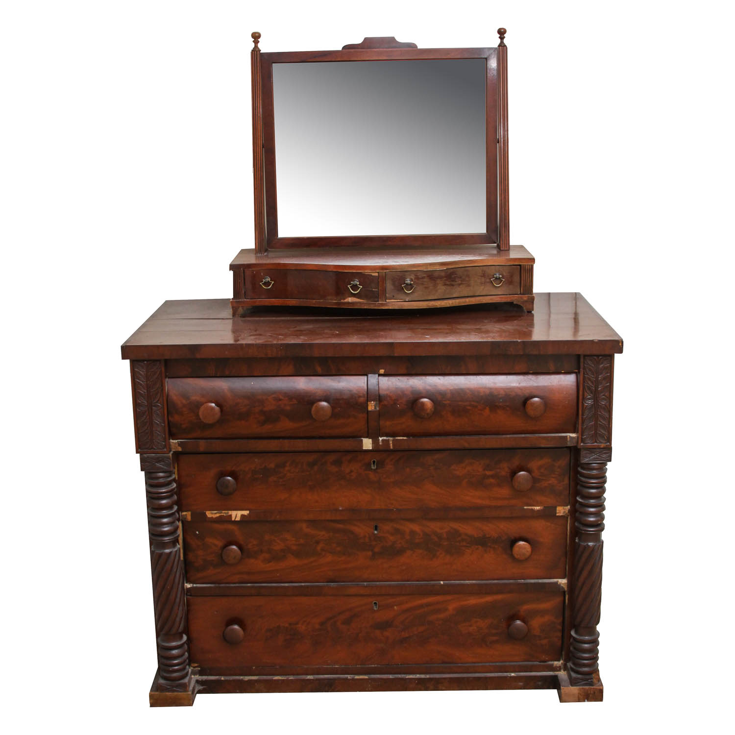 Antique Dresser with Vanity Mirror