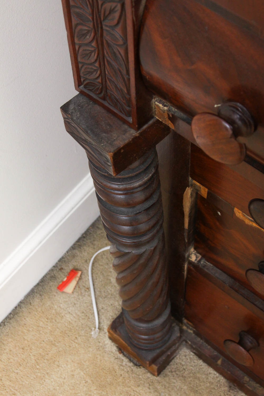 Antique Dresser with Vanity Mirror