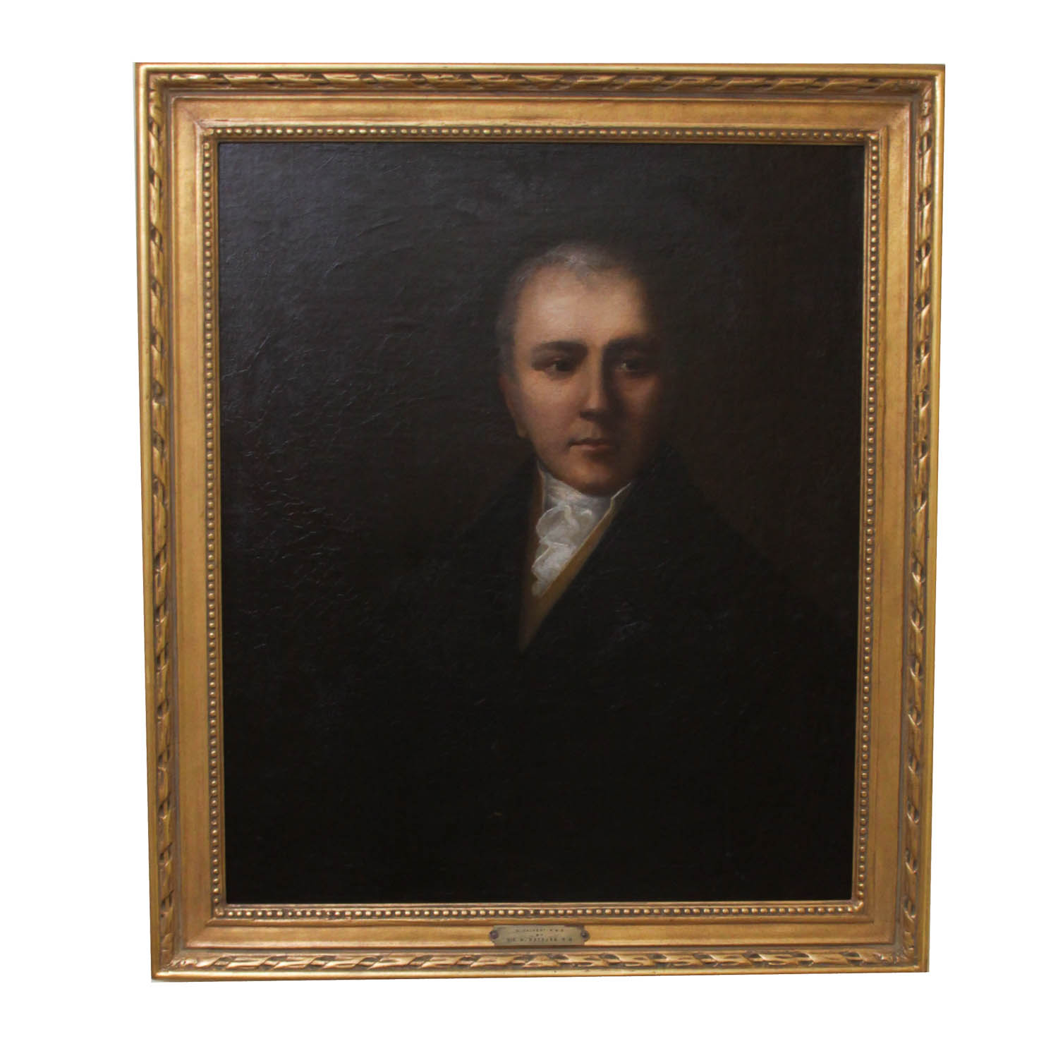 Important Sir Henry Raeburn Original Oil Painting on Canvas, "Portrait of C. Calvert R. W. S"