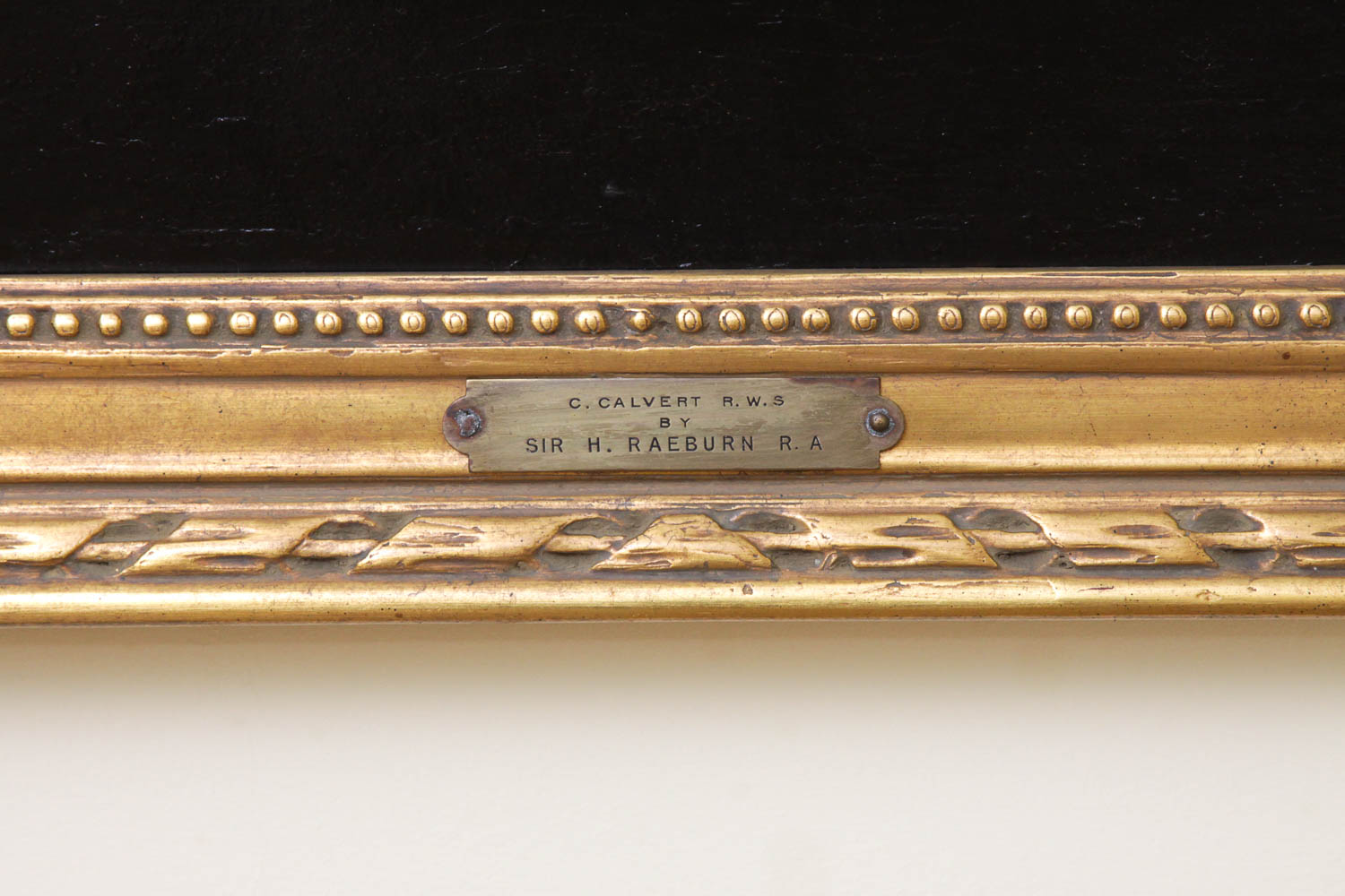 Important Sir Henry Raeburn Original Oil Painting on Canvas, "Portrait of C. Calvert R. W. S"