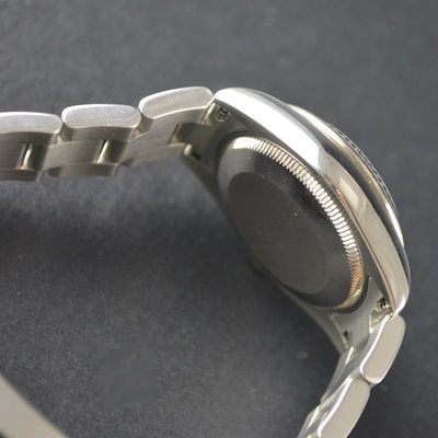 Rolex Perpetual 18K White Gold and Steel MOP Diamond Dial Oyster Automatic Ladies Watch