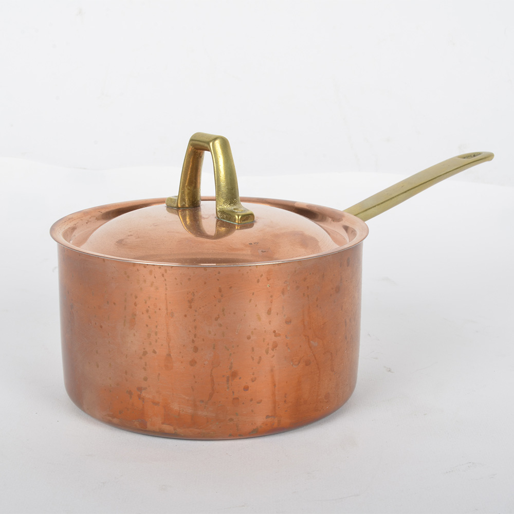 Collection of Vintage Copper Cookware