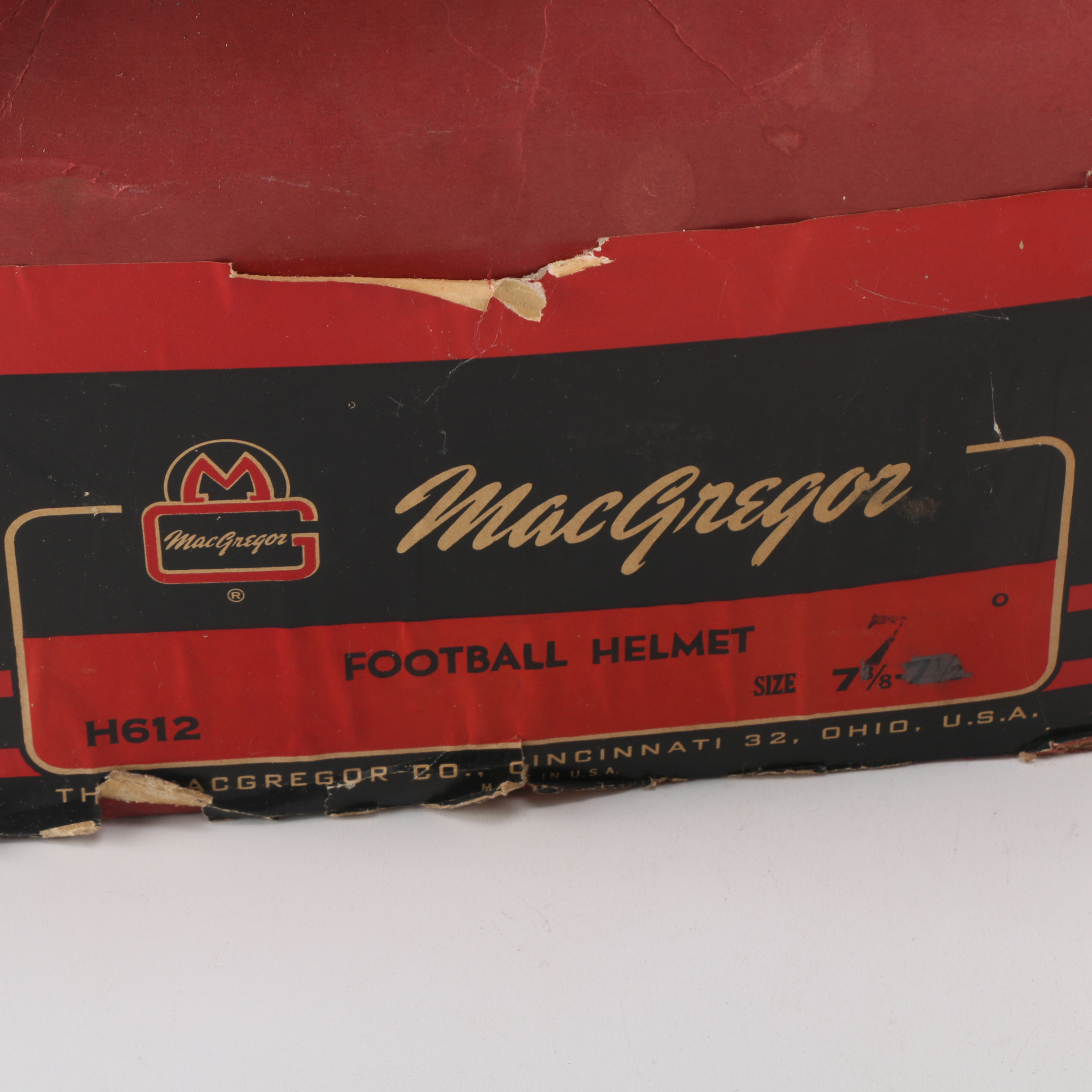 Vintage MacGregor Leather Football Helmet