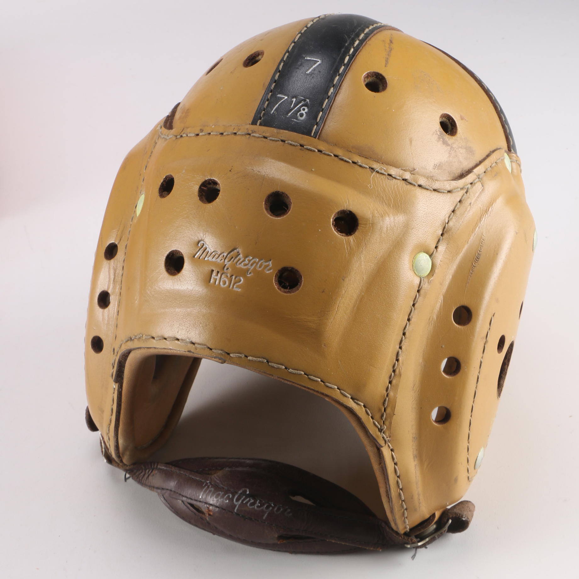 Vintage MacGregor Leather Football Helmet