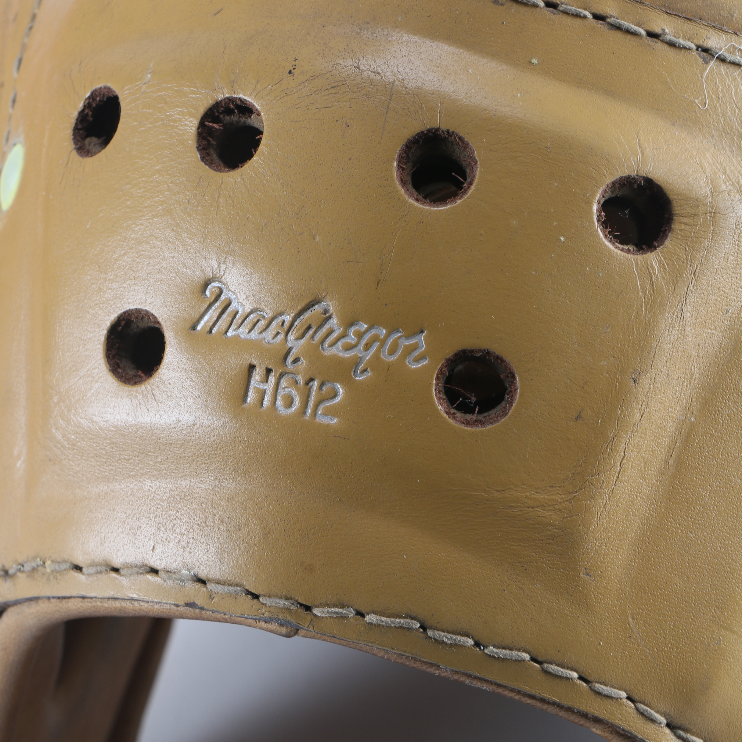 Vintage MacGregor Leather Football Helmet