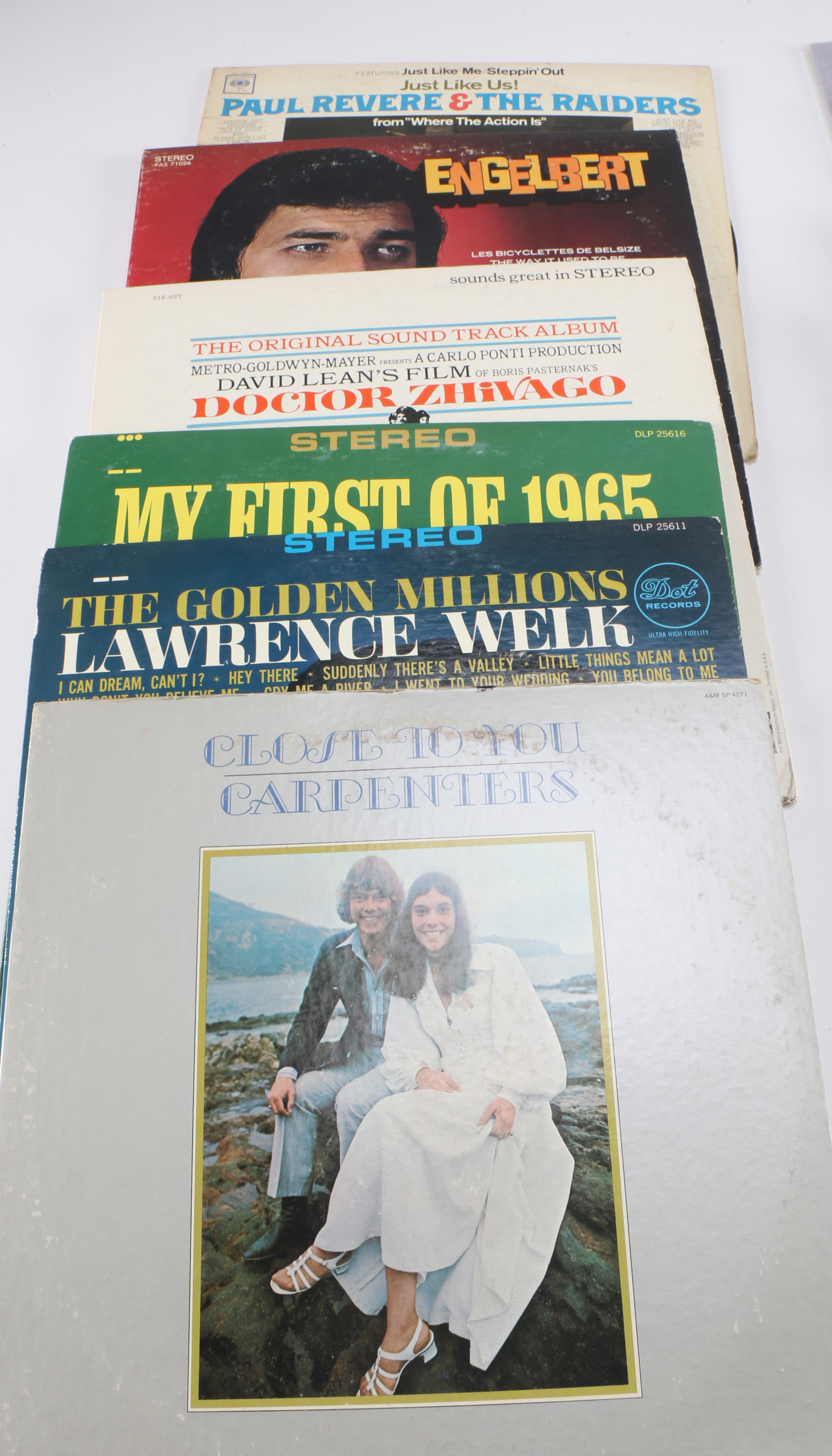 Paul Revere, Carpenters, Vocalist and Other Vintage Records