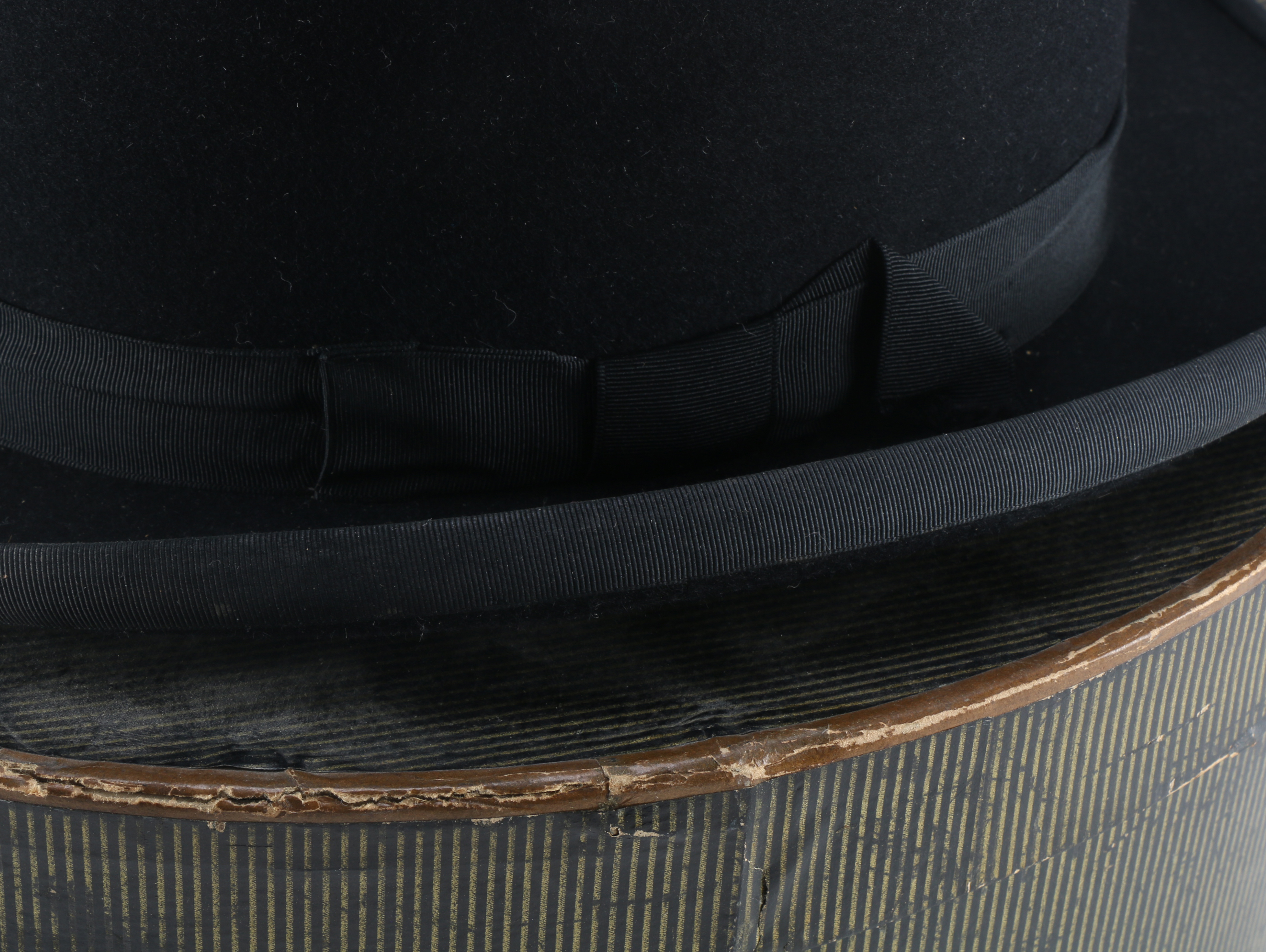 Marshall Field and Co. Black Bowler Hat