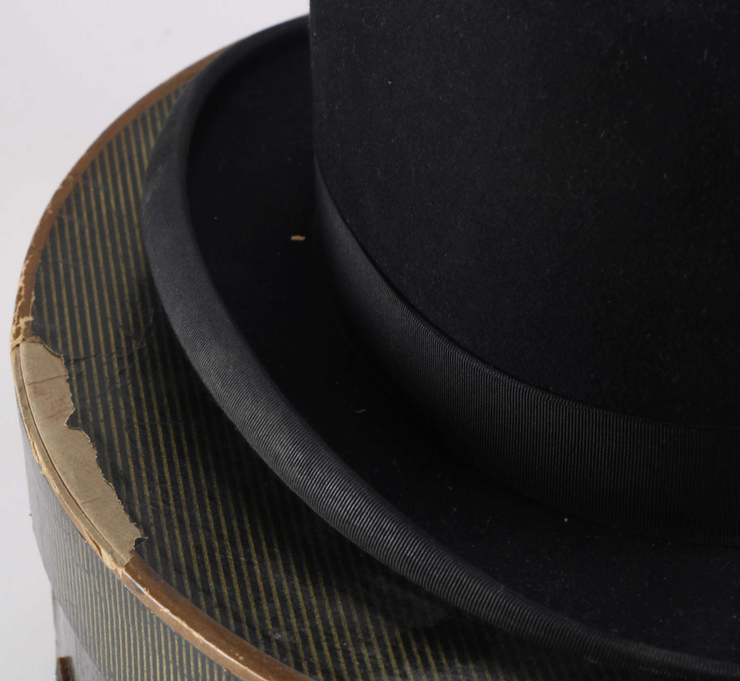 Marshall Field and Co. Black Bowler Hat