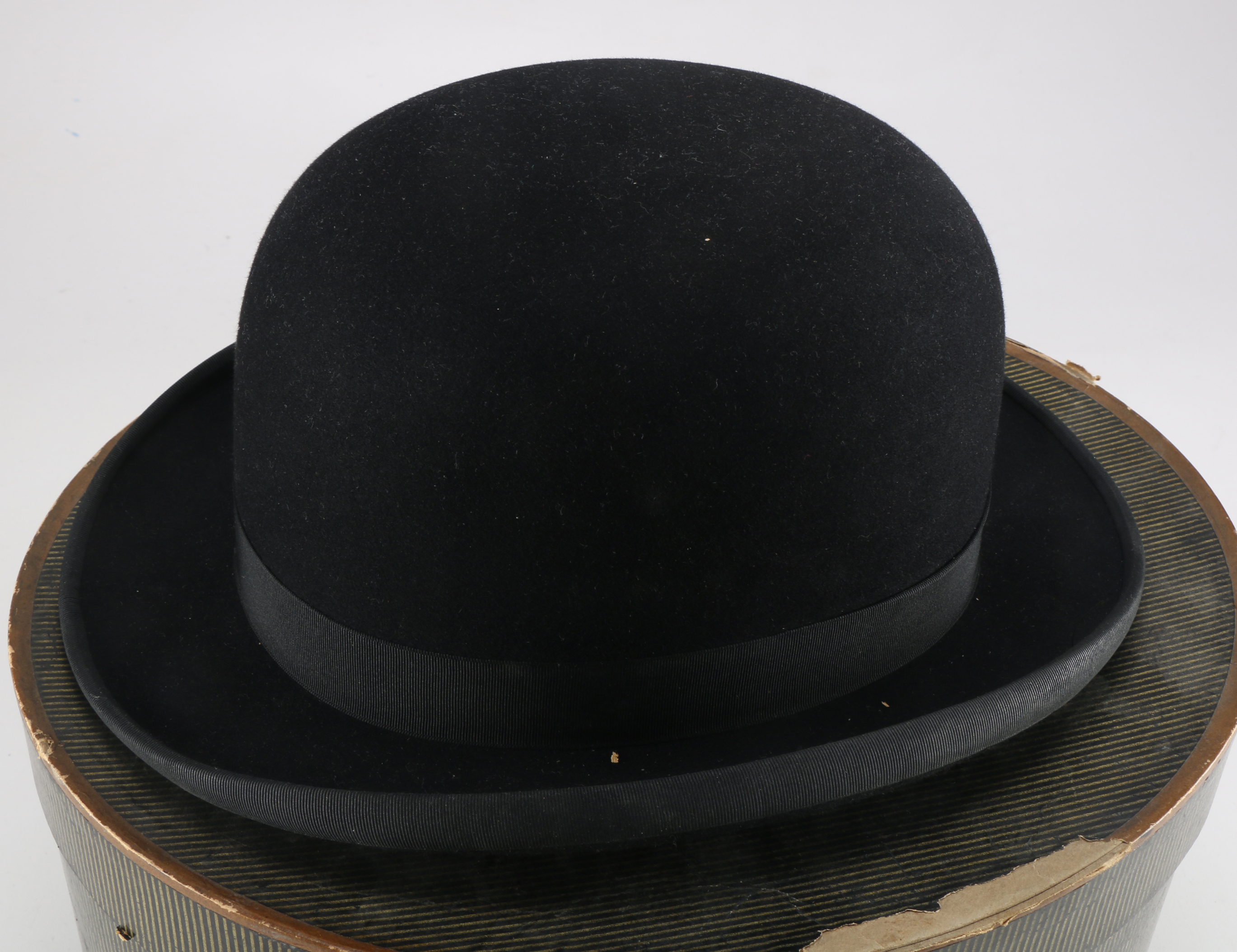 Marshall Field and Co. Black Bowler Hat