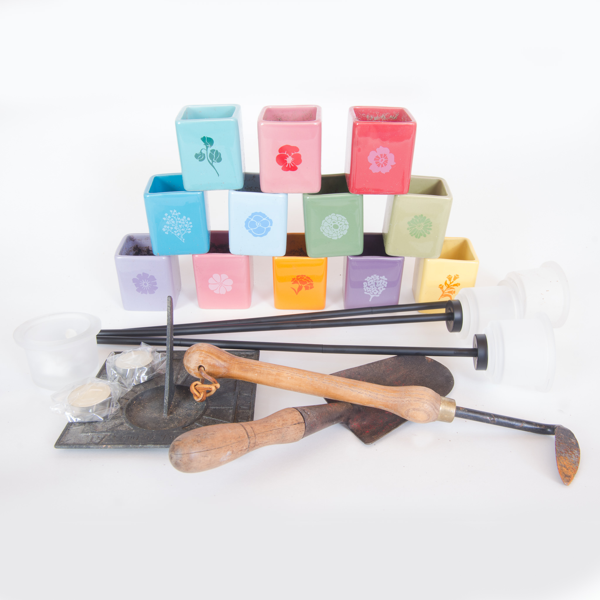 Gardening Collection Including Dansk Garden Votives