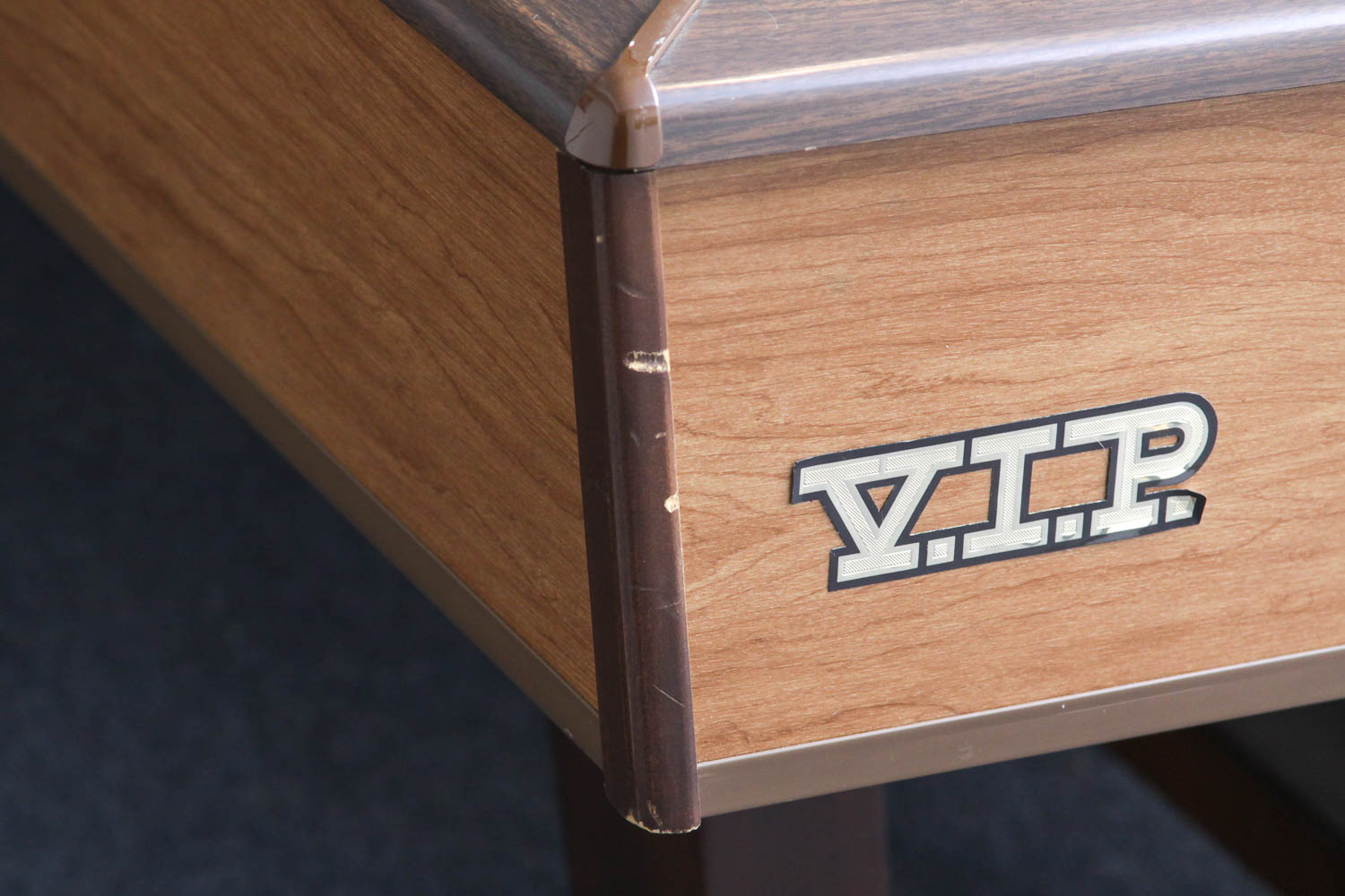 Brunswick VIP Home Billiard Table and Collection of Pool Cues