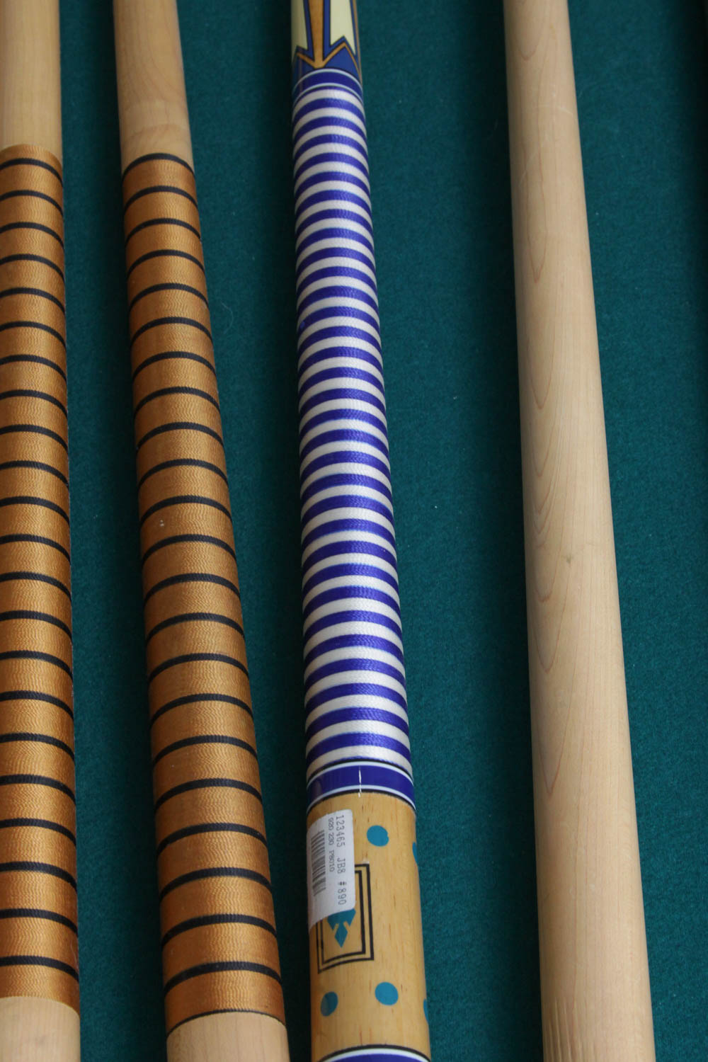 Brunswick VIP Home Billiard Table and Collection of Pool Cues