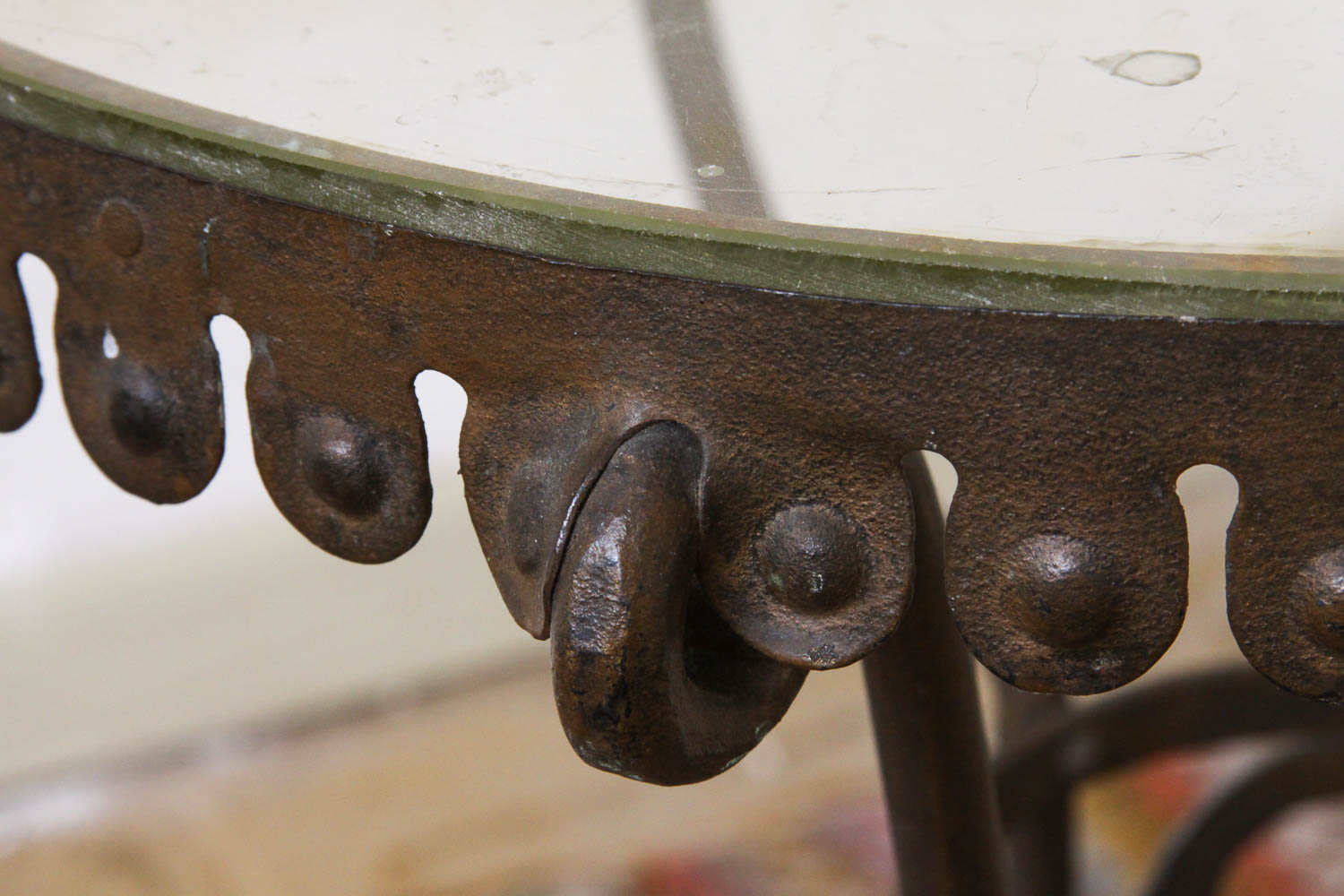 Glass Top Side Table