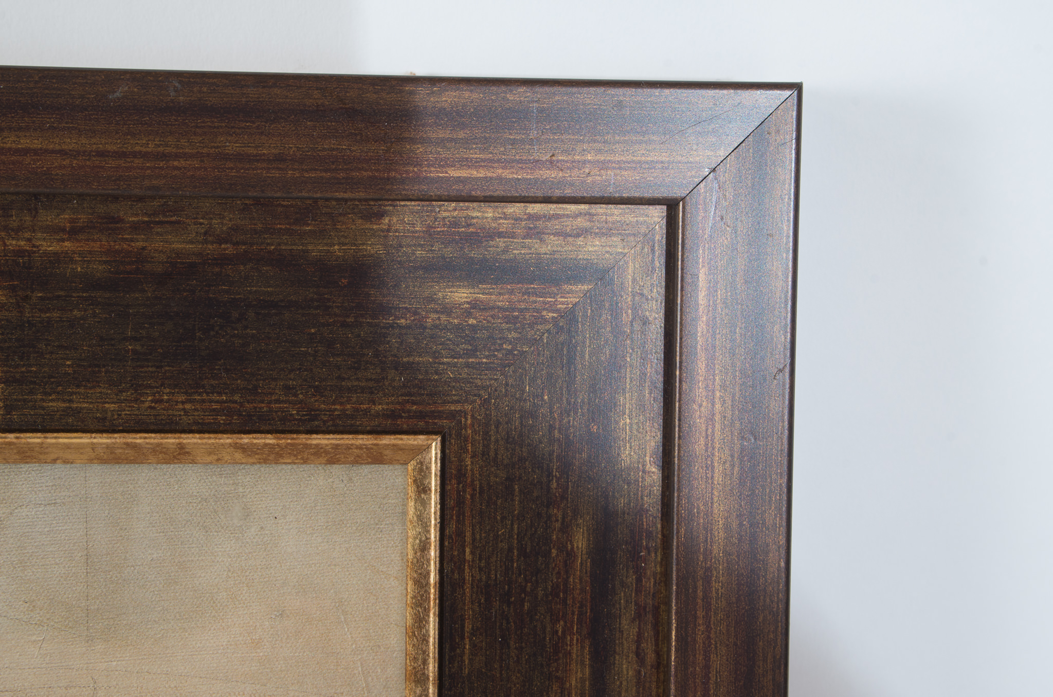 Pair of Framed Giclee Abstract Landscapes