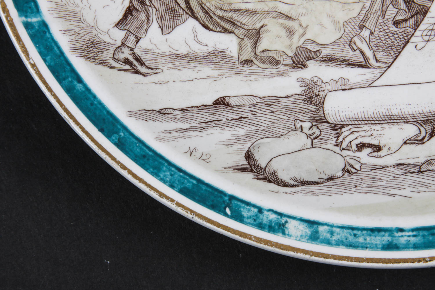 Set of Vintage French Novelty Plates