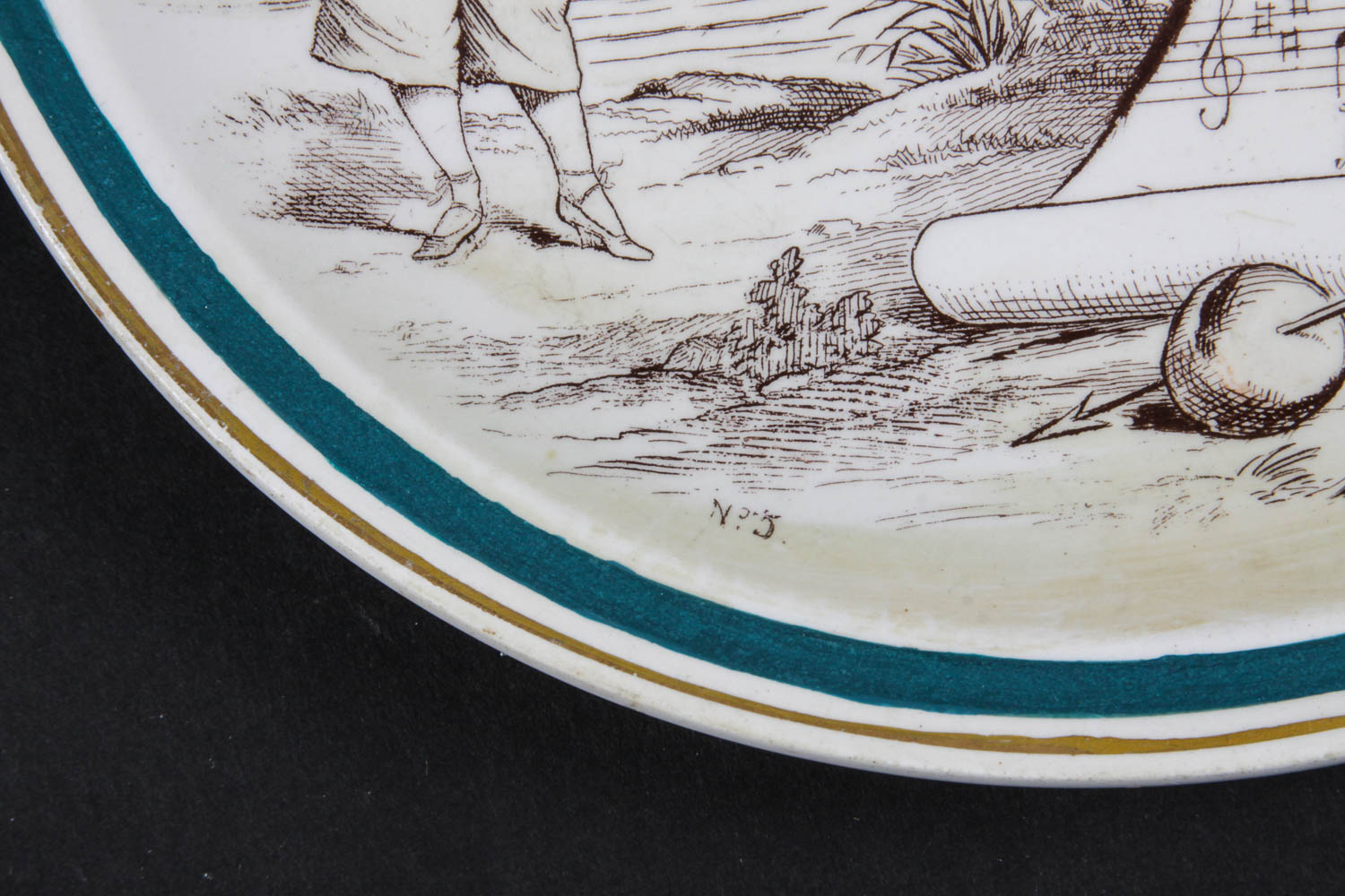 Set of Vintage French Novelty Plates