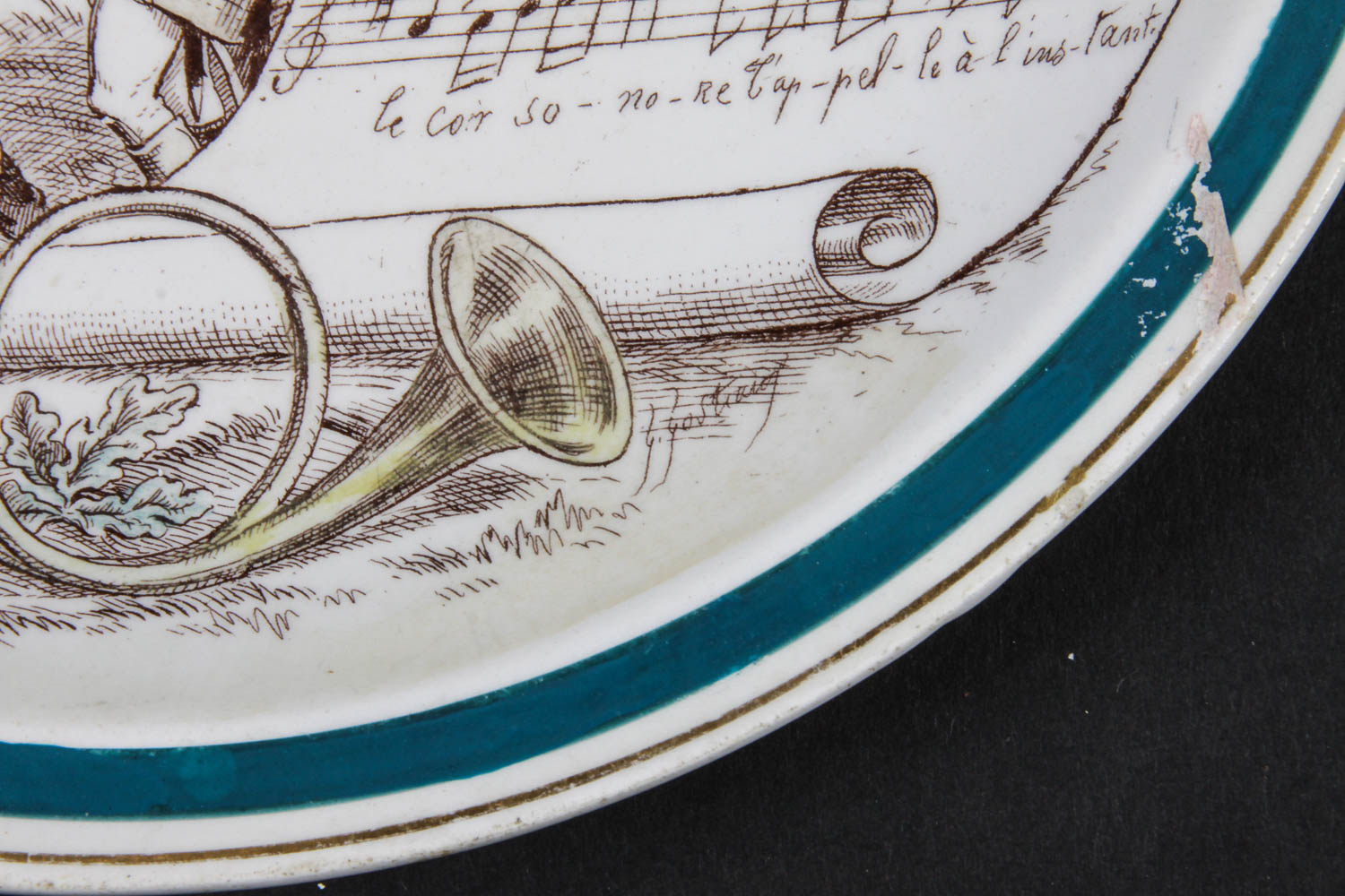 Set of Vintage French Novelty Plates