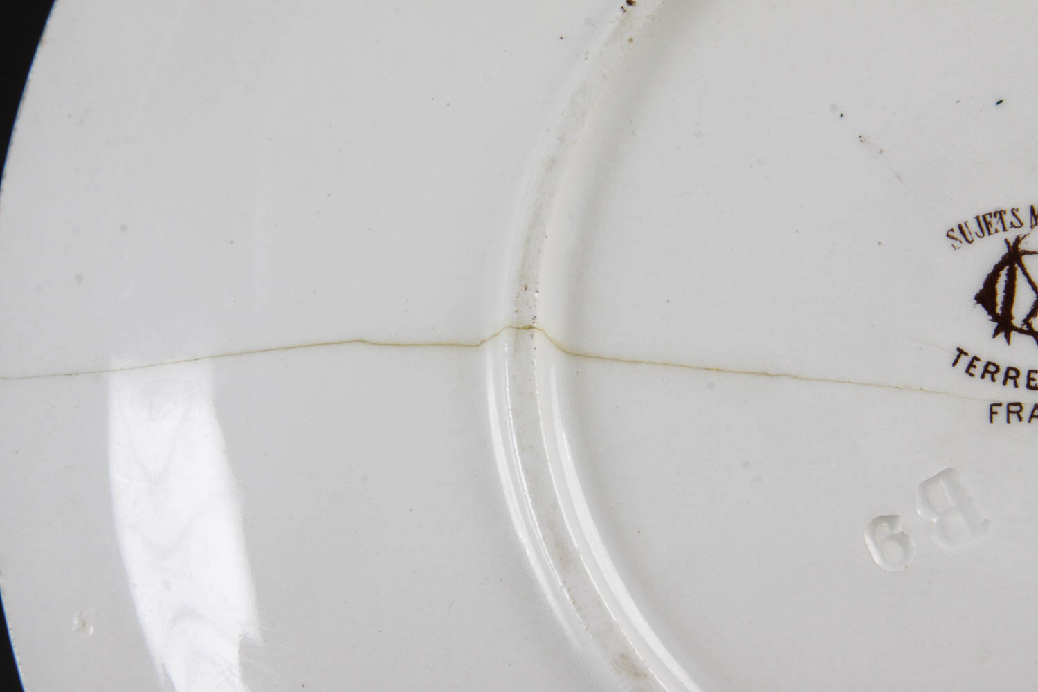 Set of Vintage French Novelty Plates