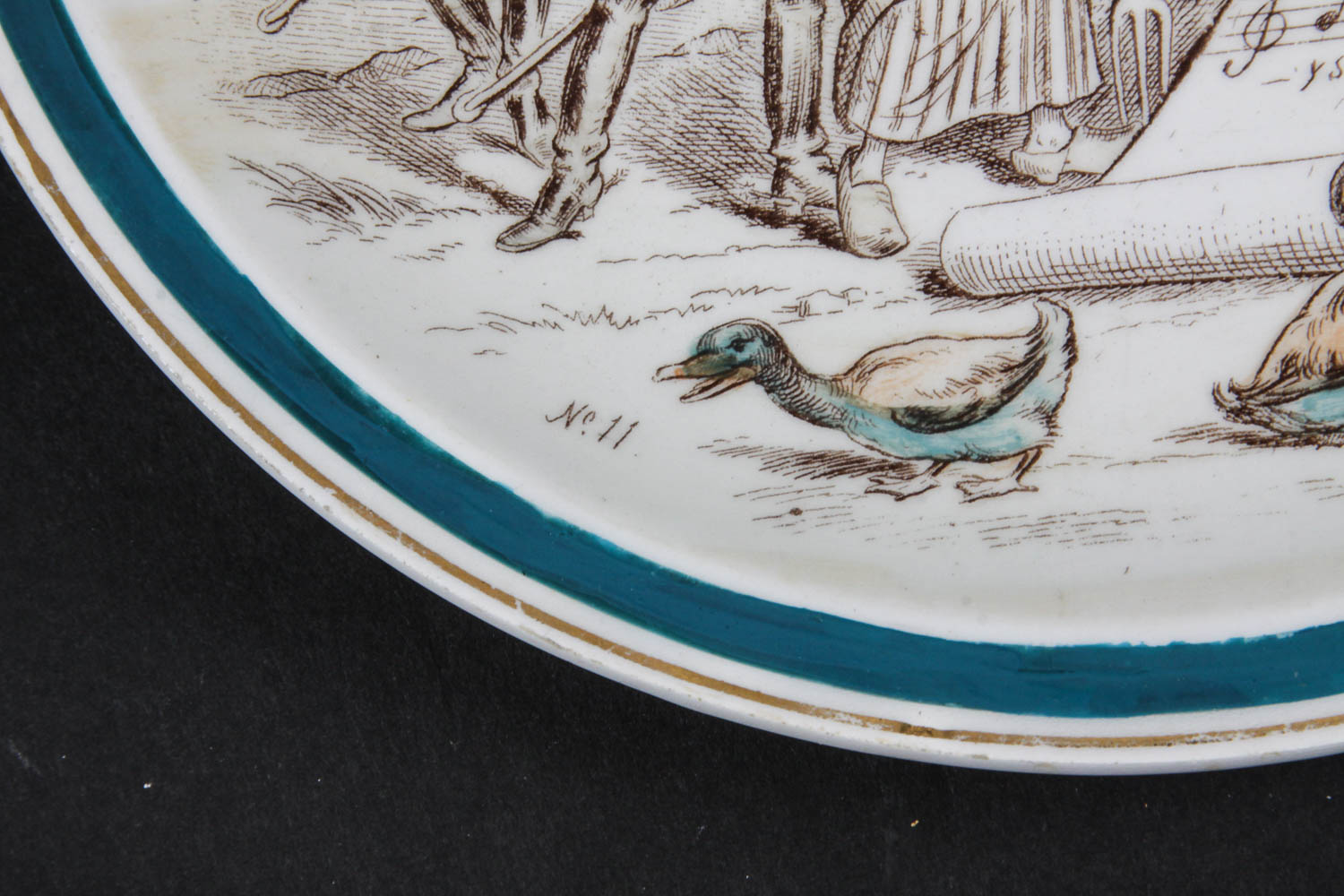 Set of Vintage French Novelty Plates